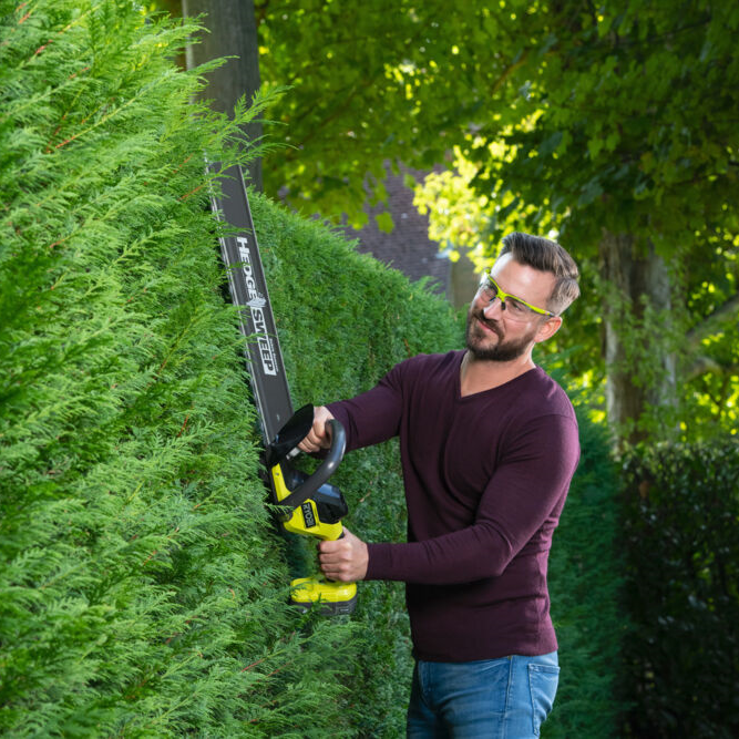 Taille-haie sur batterie RYOBI Ry18ht55a-0 18 V L.55 cm, sans batterie - 3