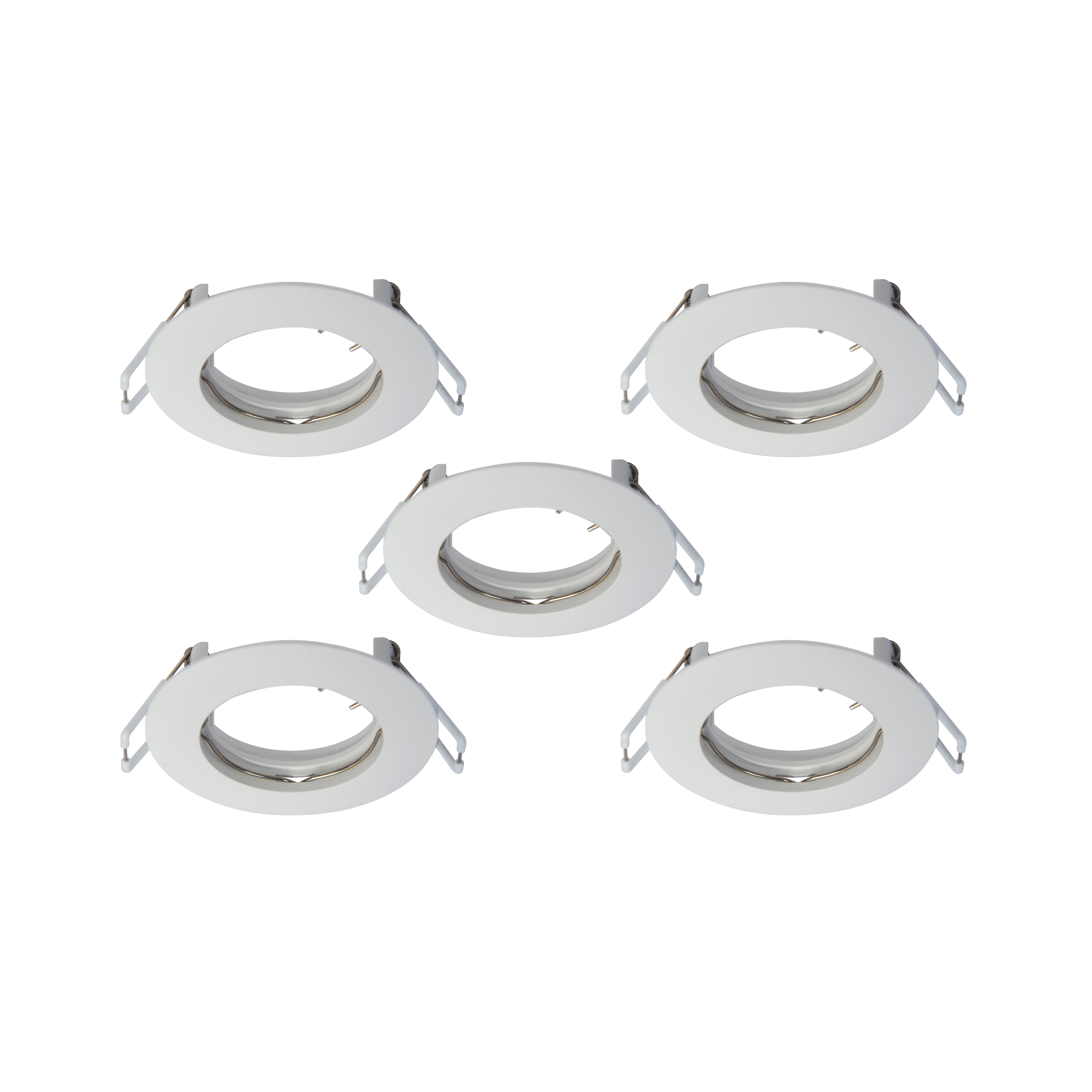 Kit de 5 focos empotrados redondos 35w blanco