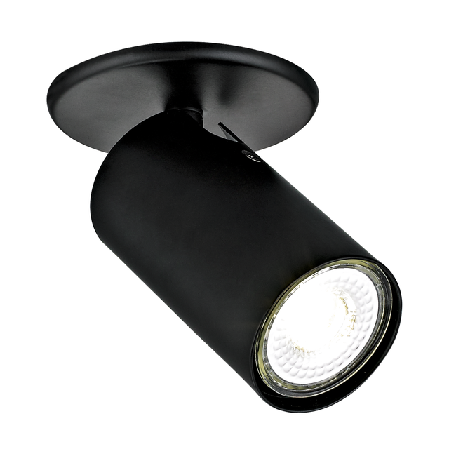 Oprawa natynkowa Ubla czarna GU10 śr. 9 cm Inspire