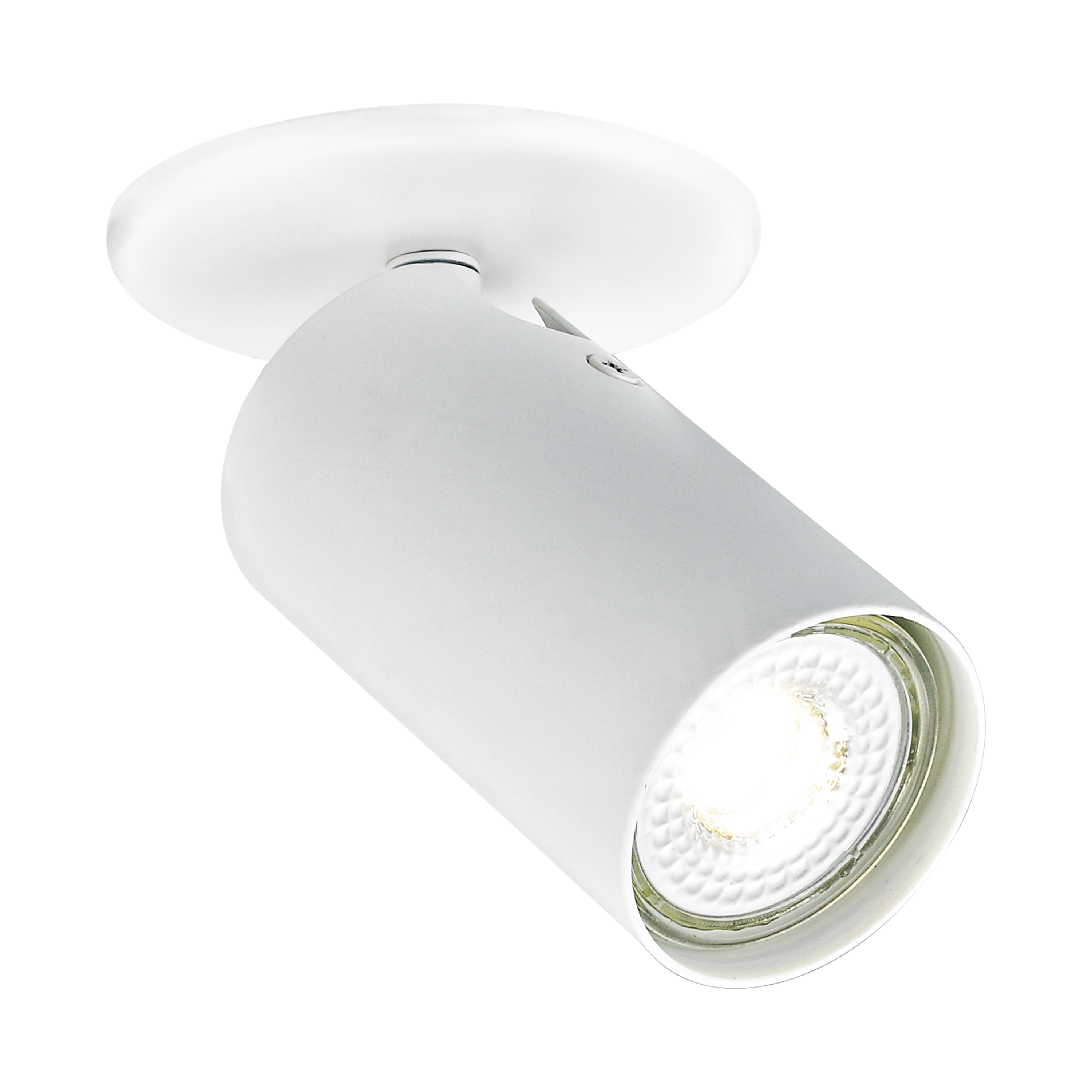 Spot à fixer gu10, essentiel métal blanc INSPIRE Ubla D.9 cm - 5