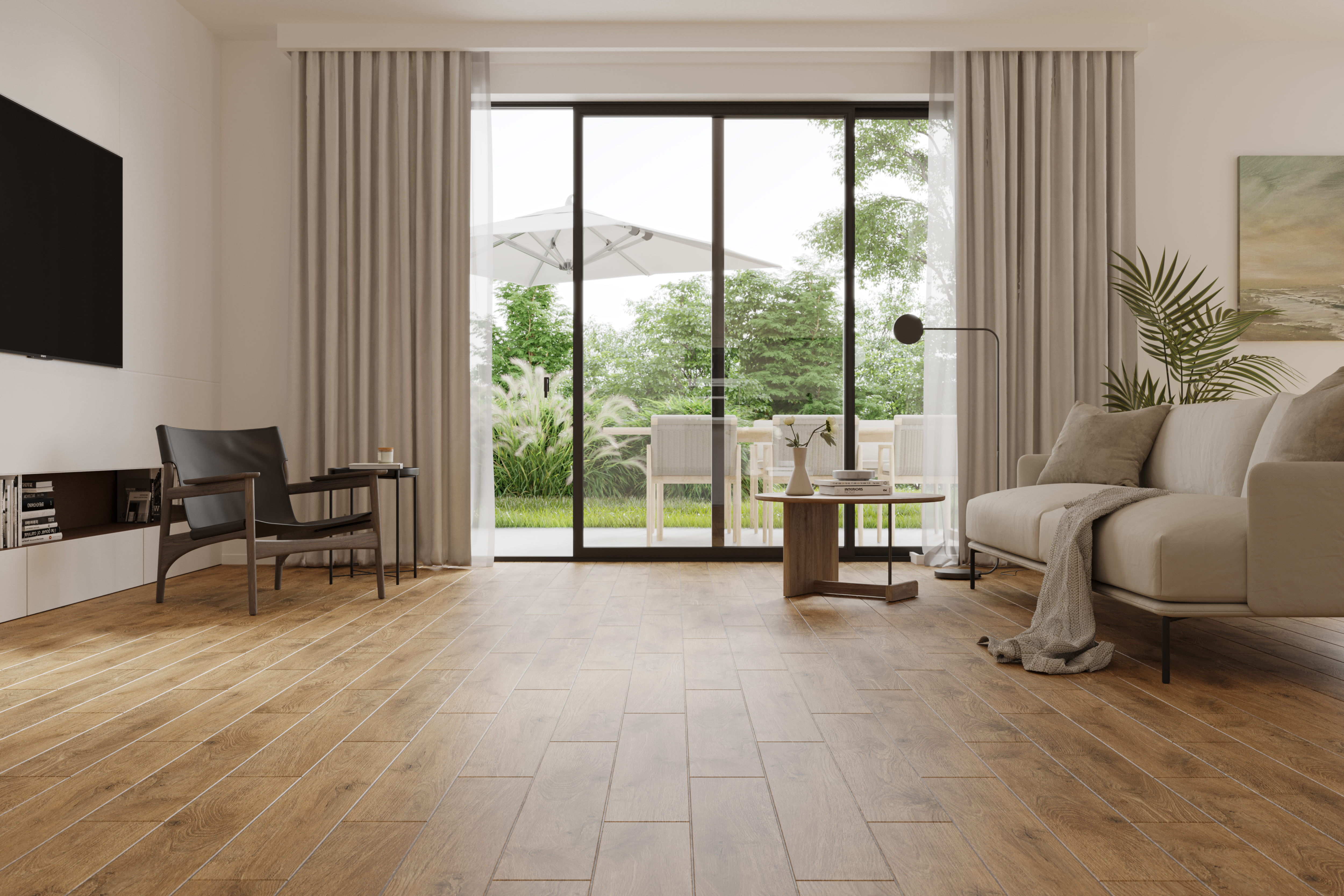 Gres szkliwiony Forest Dune Beige 14.7x89 Cersanit - 4