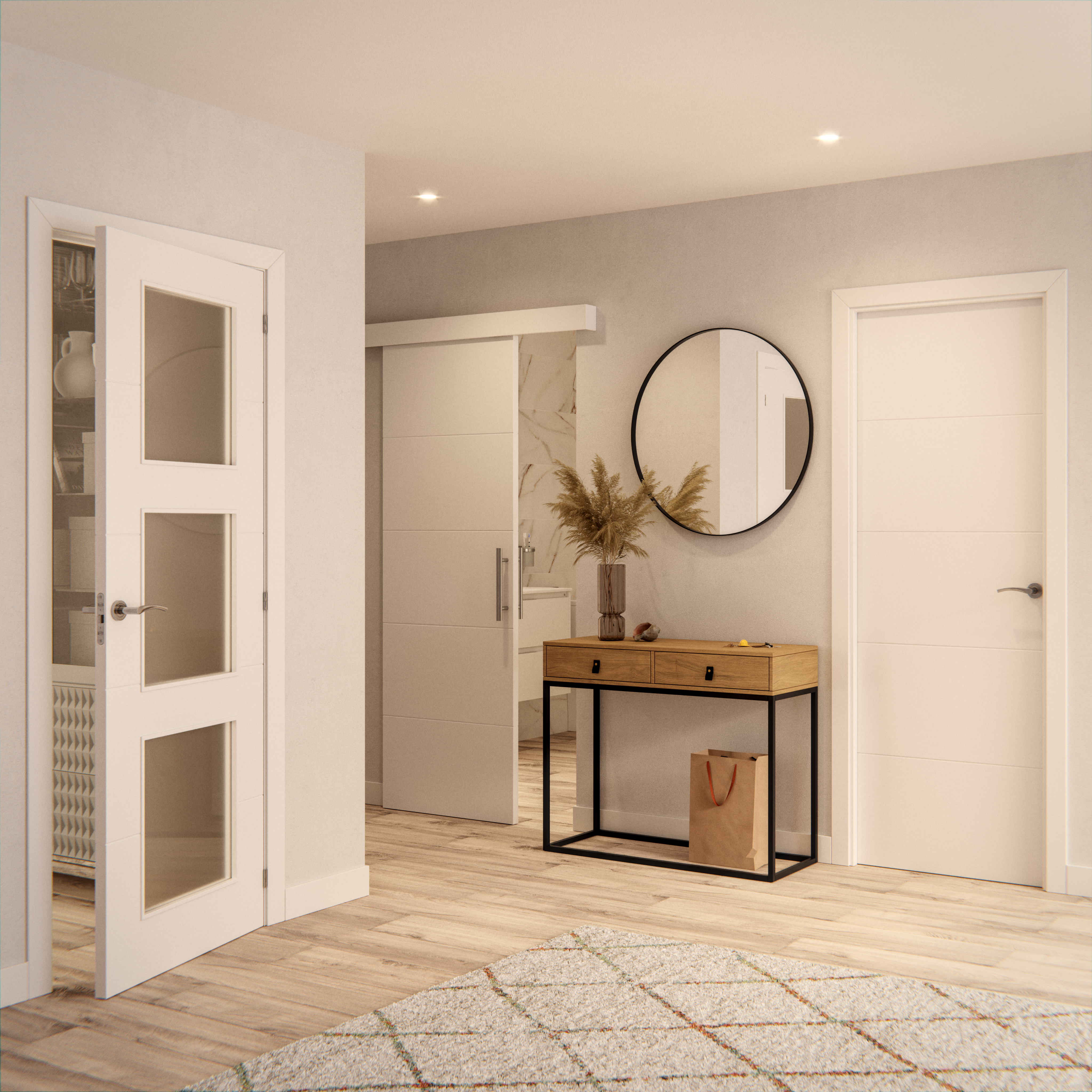 Espelho INSPIRE focale 81cm preto - 17