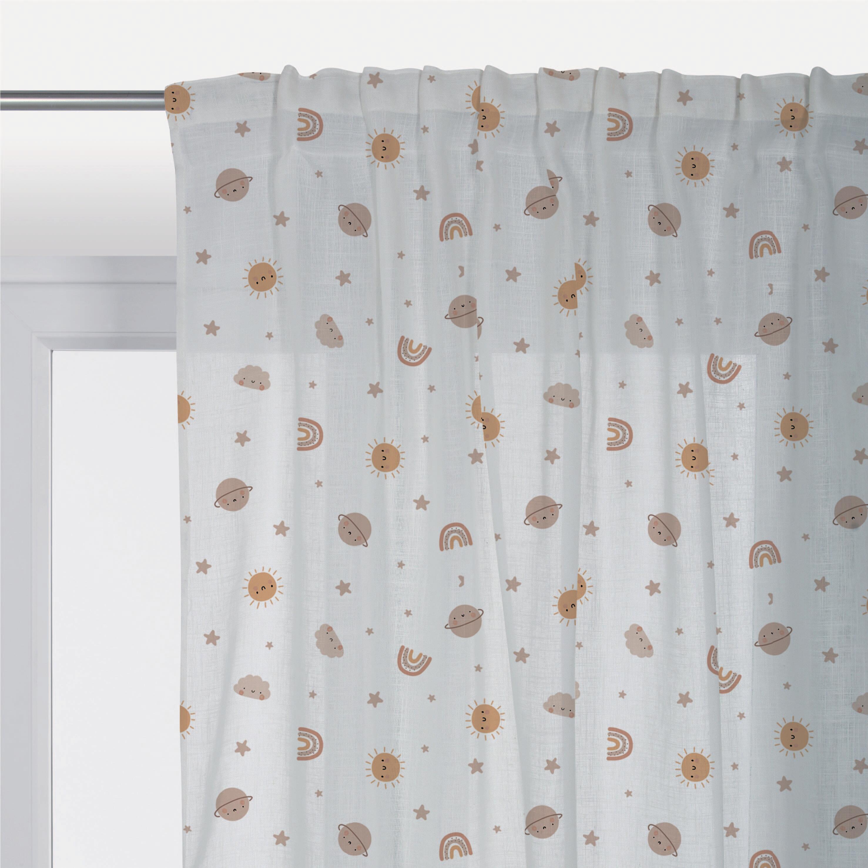 Tenda semi-filtrante INSPIRE Farfalle multicolor occhielli 140x270 cm Tenda semi-filtrante INSPIRE Farfalle multicolor occhielli 140x270 cm
