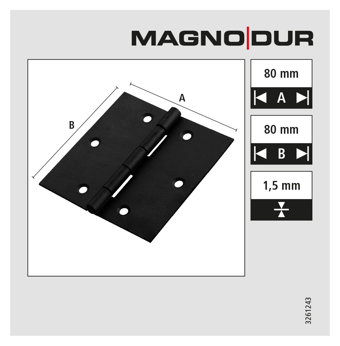 Connecteur acier zingué MAGNODUR - 3