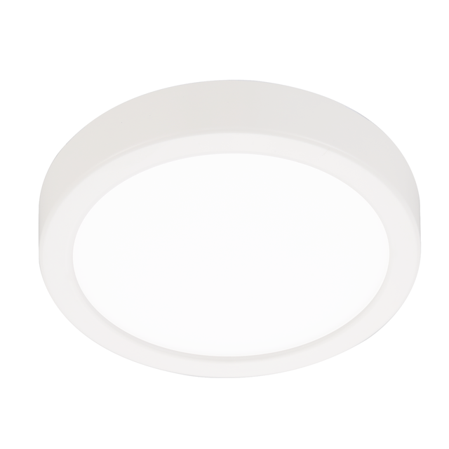 Kit 1 spot à fixer LED Sanoa IP44, blanc chaud/neutre D.12 blanc INSPIRE