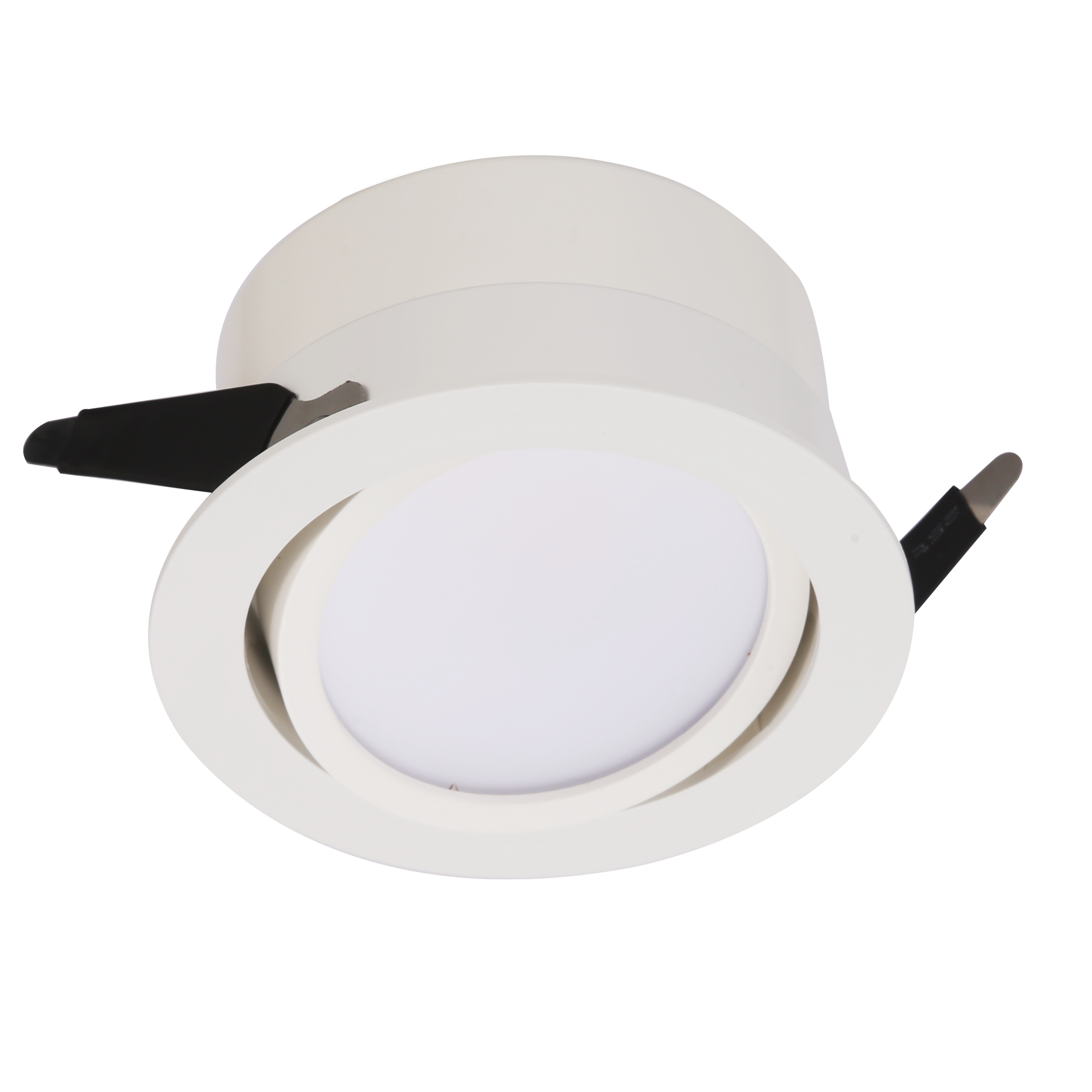 Downlight LED empotrable INSPIRE LINDI blanco redondo ø9 cm 550 lm 4.8 W luz CCT 3000K-4000KK IP65 - Foco LED empotrado para duchas - 9