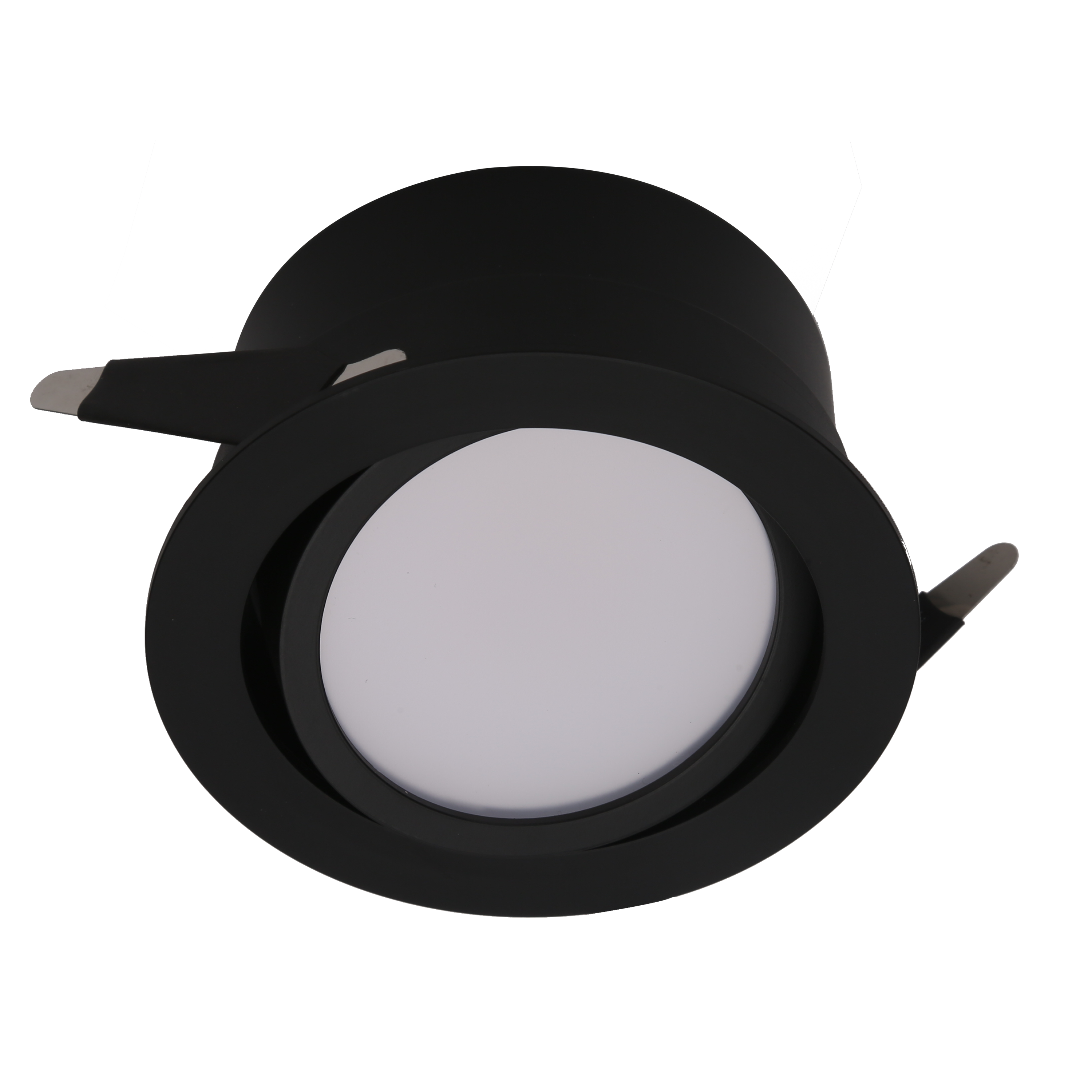 Spot LED encastré salle de bain Lindi IP65, blanc chaud/neutre, noir Inspire - 7