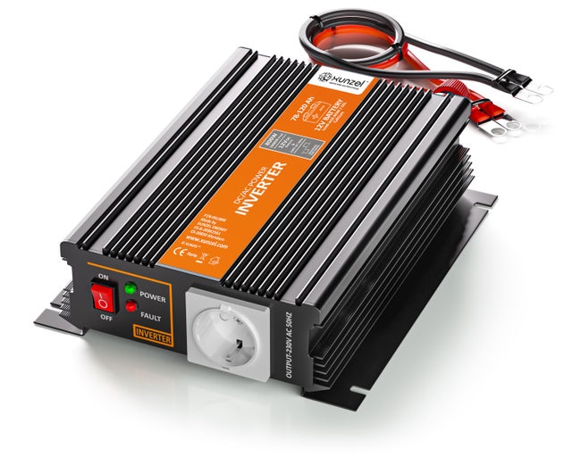 Inversor de Onda Modificada MJ-XUNZEL-800W-12V con cables incluidos