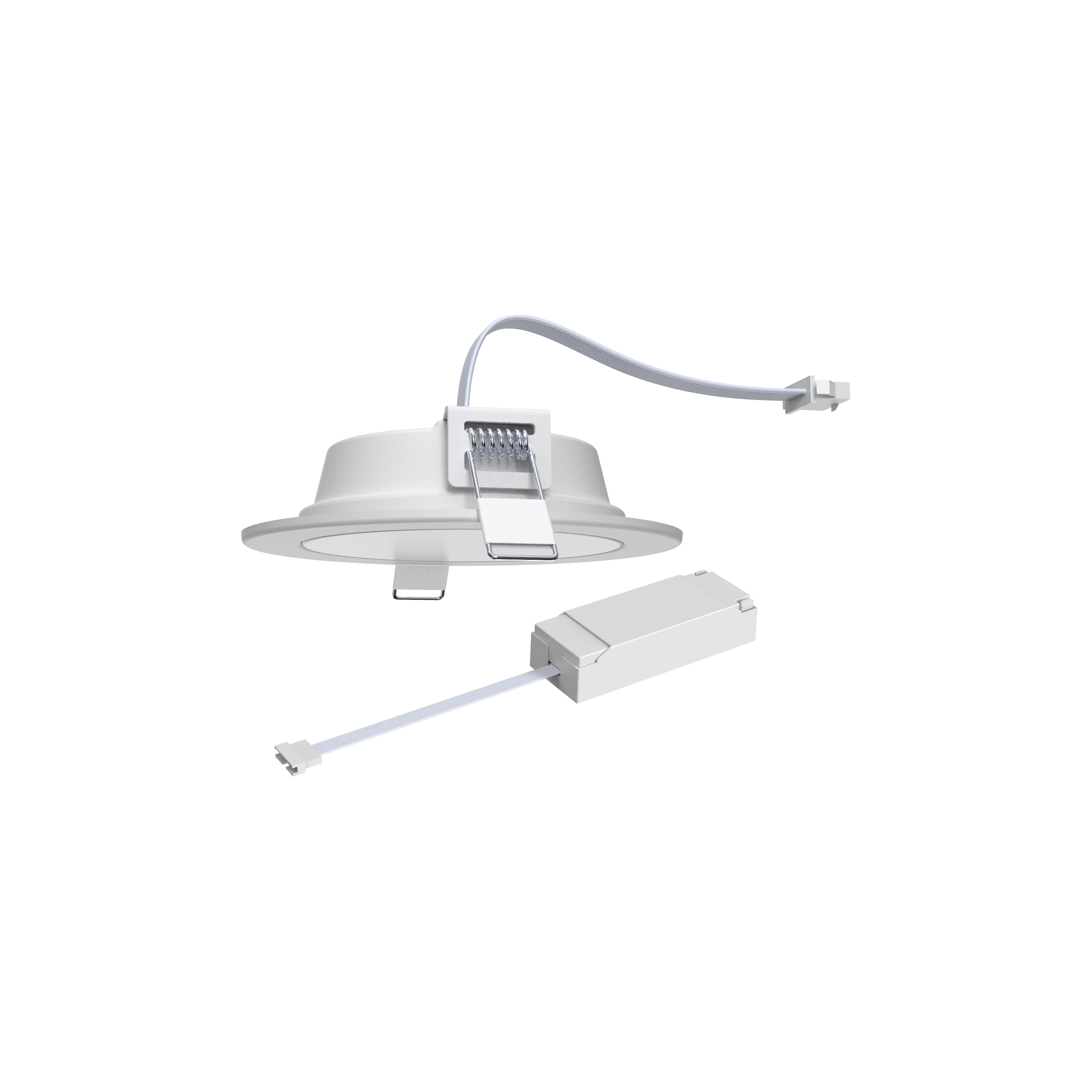 Downlight led redondo blanco 1100lm rgb de blanco cálido a blanco frío ip44 12cm