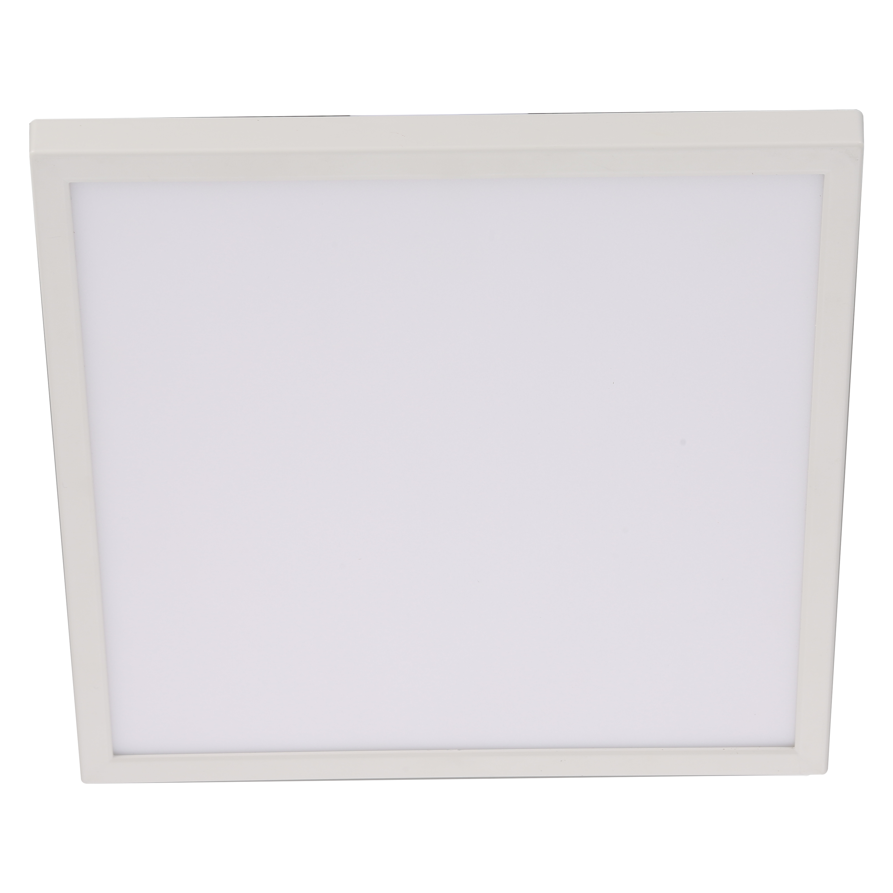 Downlight LED de superficie INSPIRE SANOA blanco cuadrado ø30 cm 3600 lm 25.5 W luz CCT 4000K-6000KK IP44 - Foco LED de superficie para baños - 3