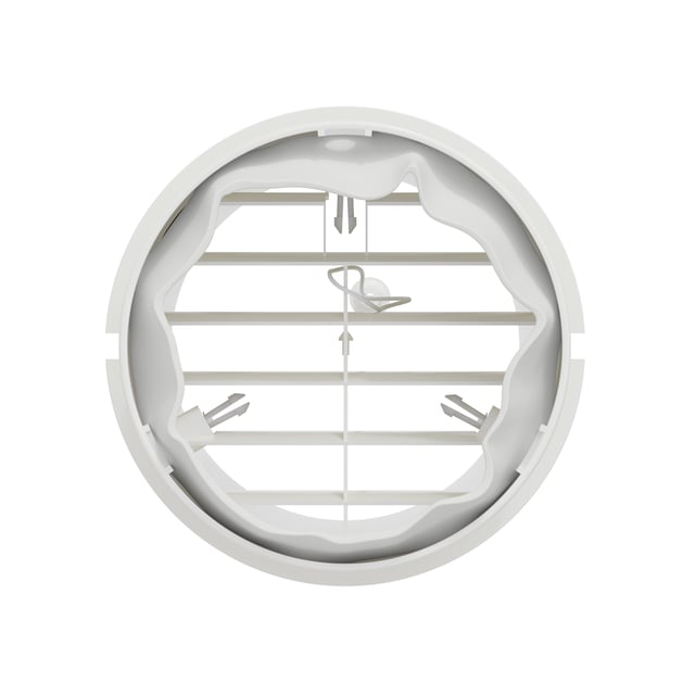 Accessoire aération traversée de mur pour extracteur ABS SAUTER, Diam.100 mm