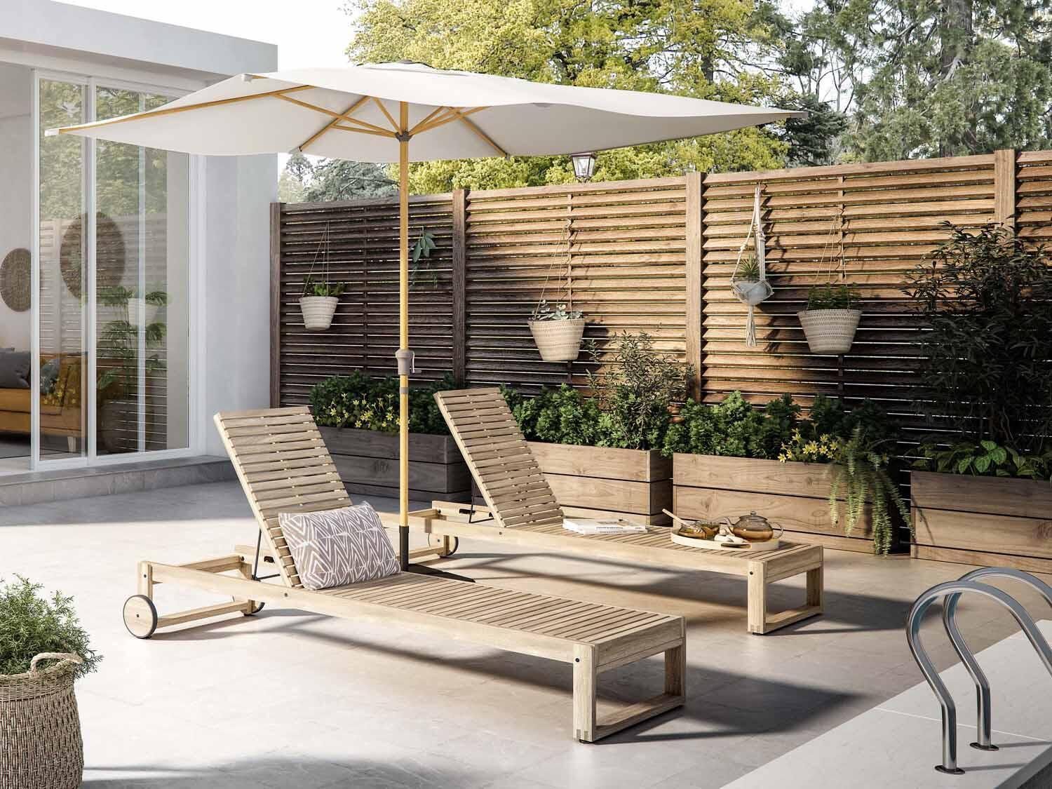 Chapéu de sol NATERIAL AGORA BRANCO 200X290CM - 5