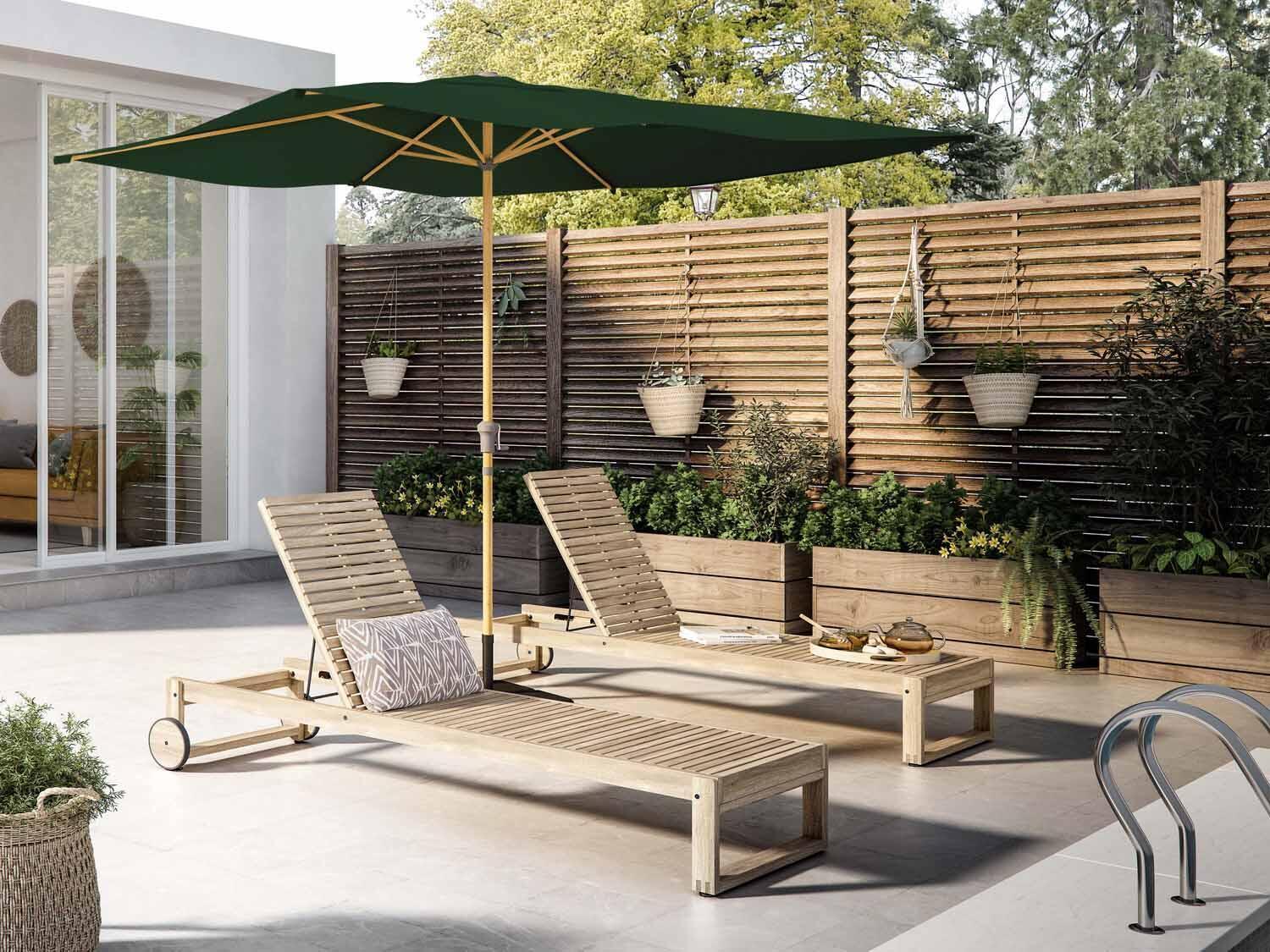 Chapéu de sol NATERIAL AGORA VERDE 200X290CM - 16