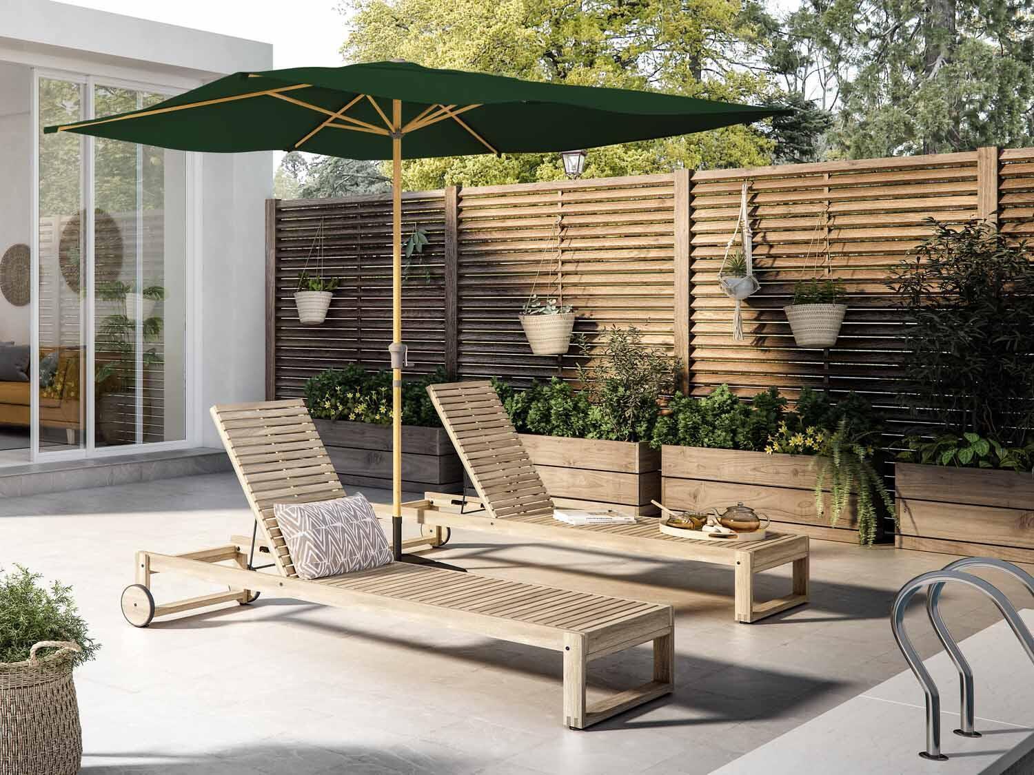 Chapéu de sol NATERIAL AGORA VERDE 200X290CM - 17