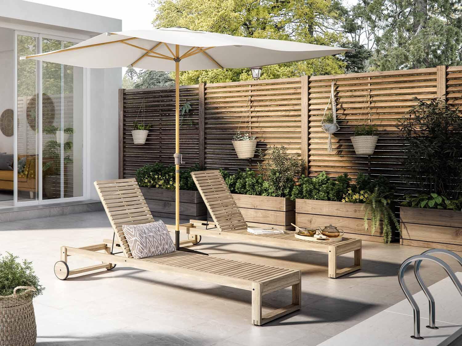 Chapéu de sol NATERIAL AGORA BRANCO 200X290CM - 10