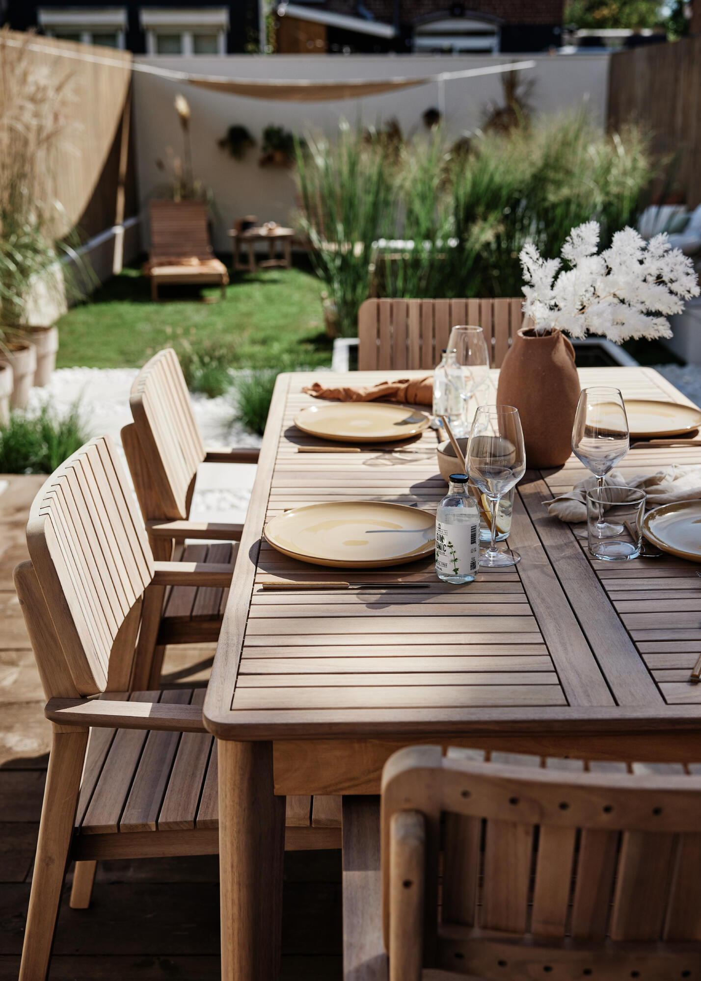 Voile d'ombrage triangulaire Austral JARDILINE sable L.500 x l.500 cm - 3