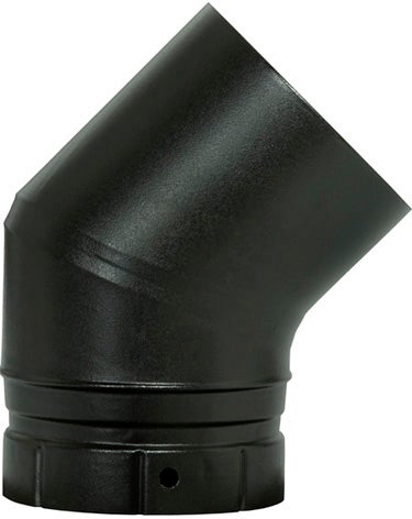 Coude de raccordement POUJOULAT, diam. 150 mm 45° - 2
