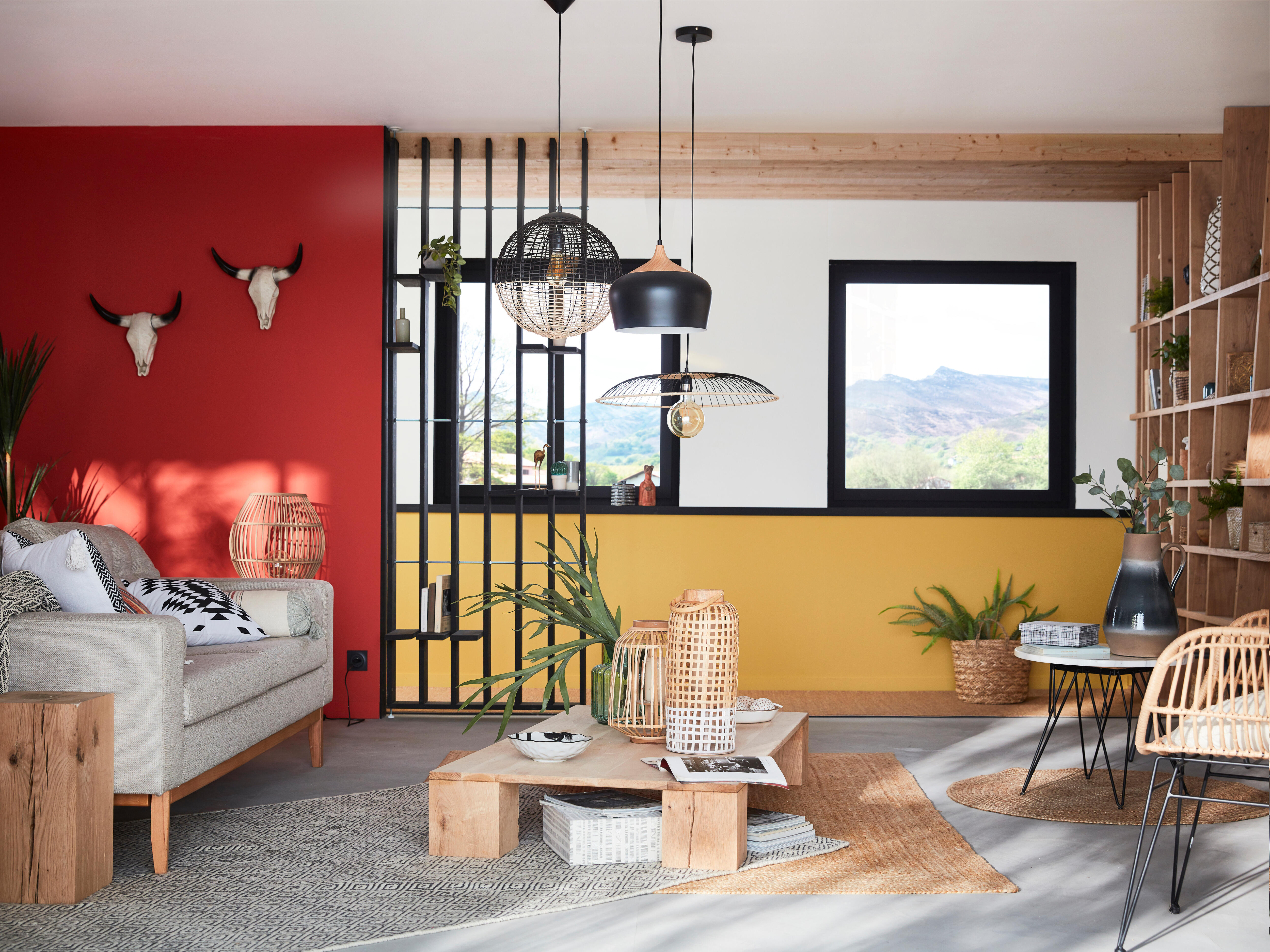 Sisal chiné marron, Livos, rouleau l.4 m - 2