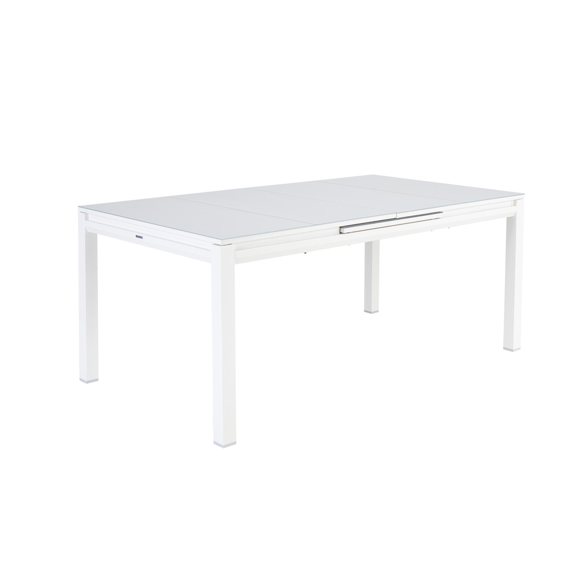 Mesa de alumínio NATERIAL ODYSSEA 180/240X100CM BRANCO - 32