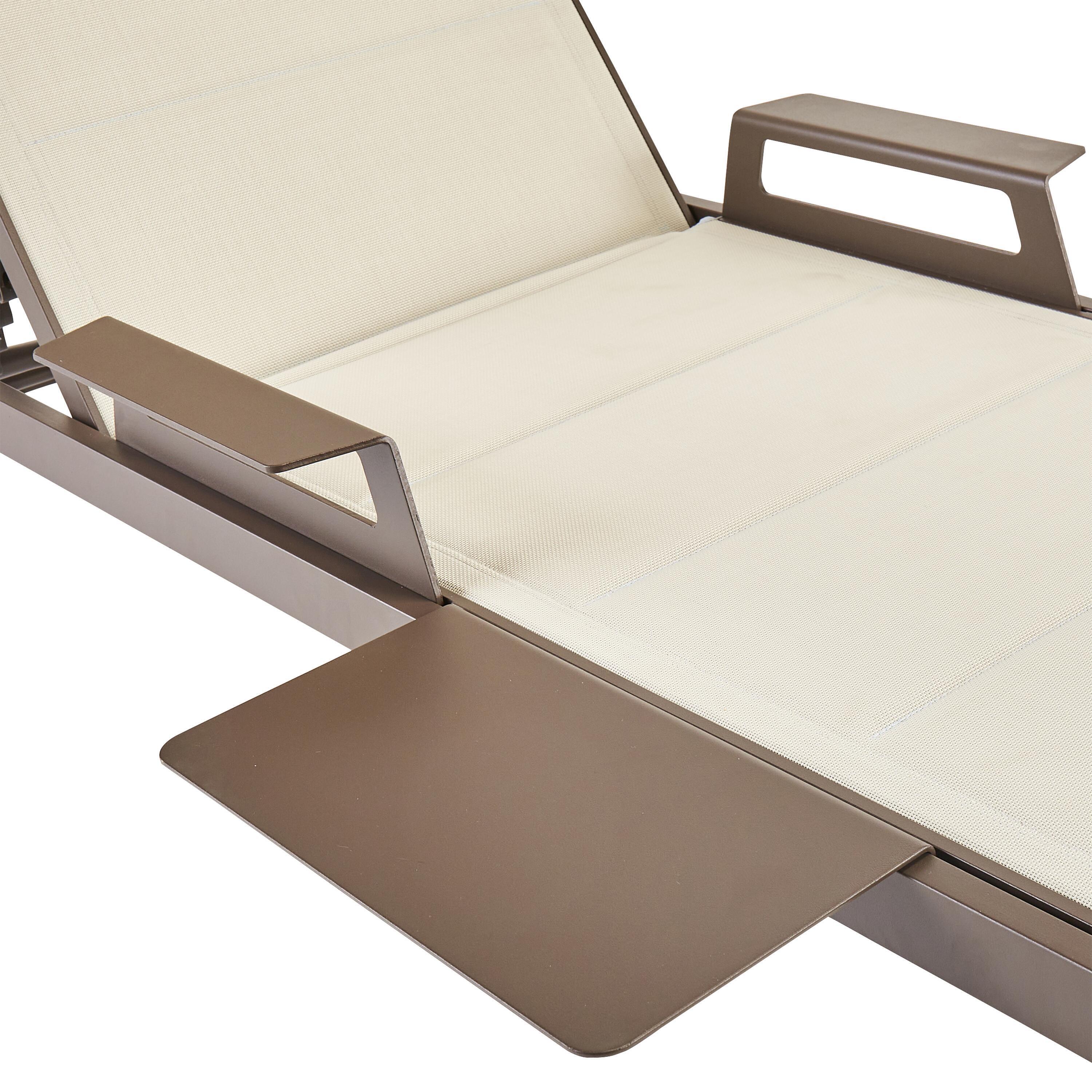 Espreguiçadeira de alumínio NATERIAL ODYSSEA II MOKA - 6