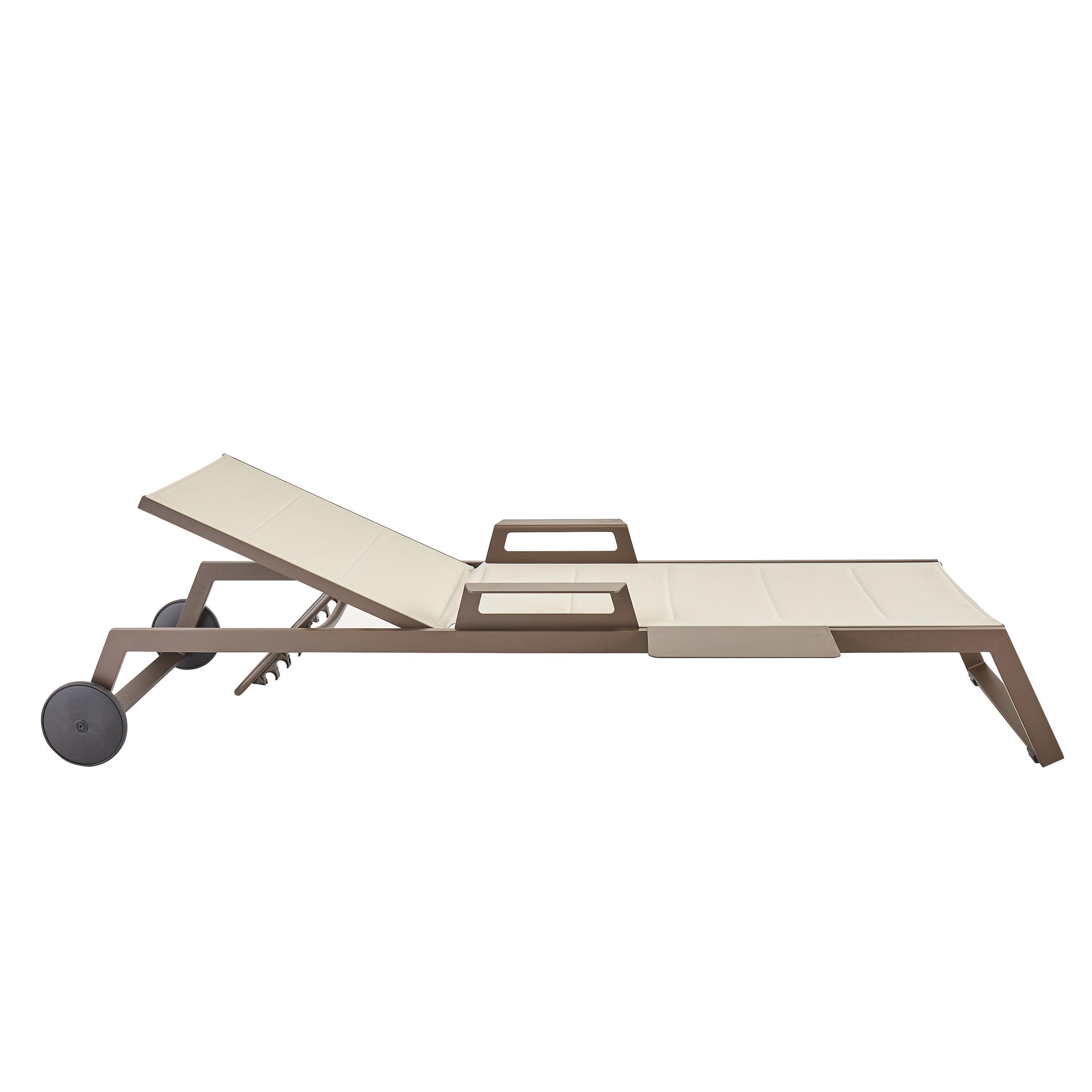 Bain de soleil en aluminium NATERIAL Odyssea beige - 4