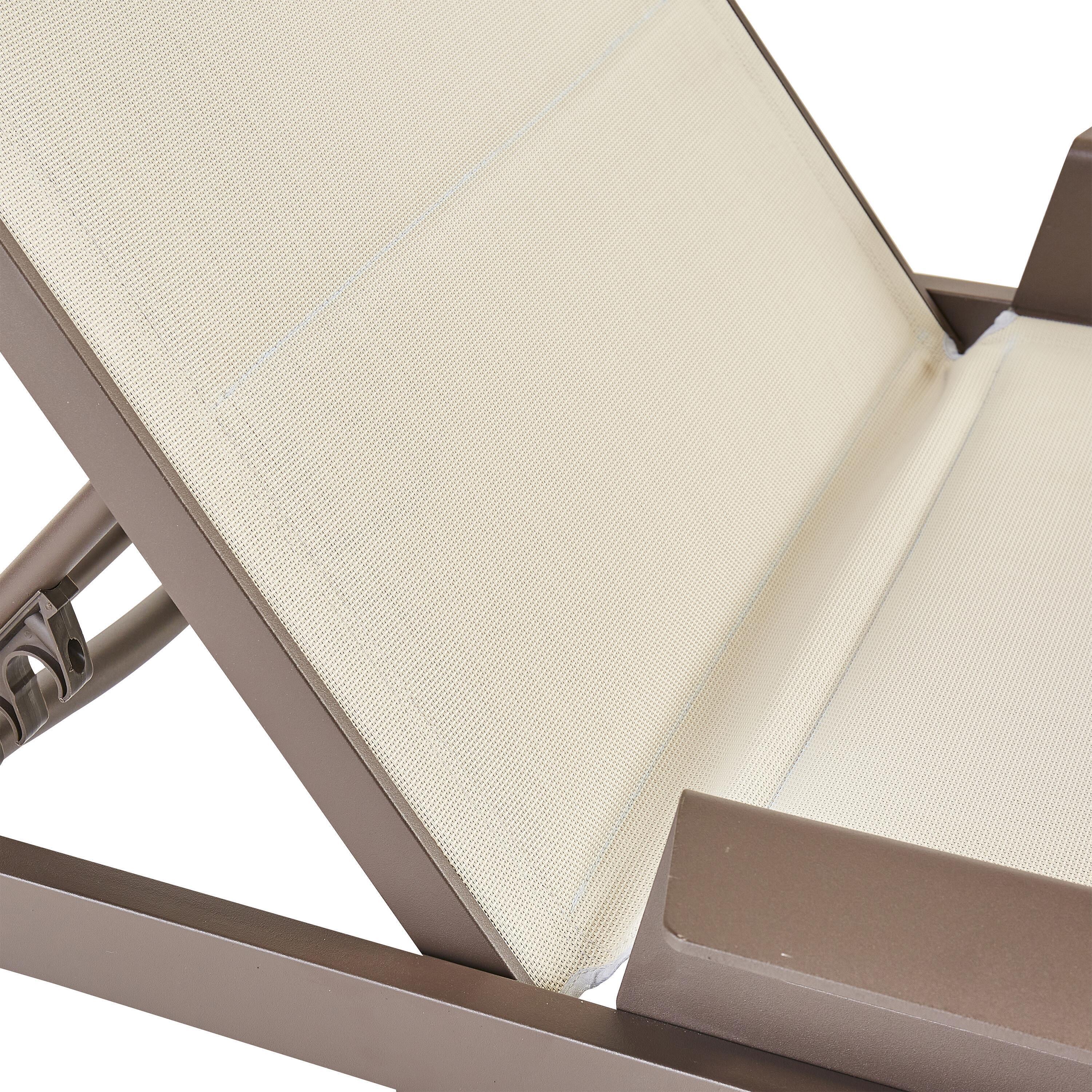 Bain de soleil en aluminium NATERIAL Odyssea beige - 6