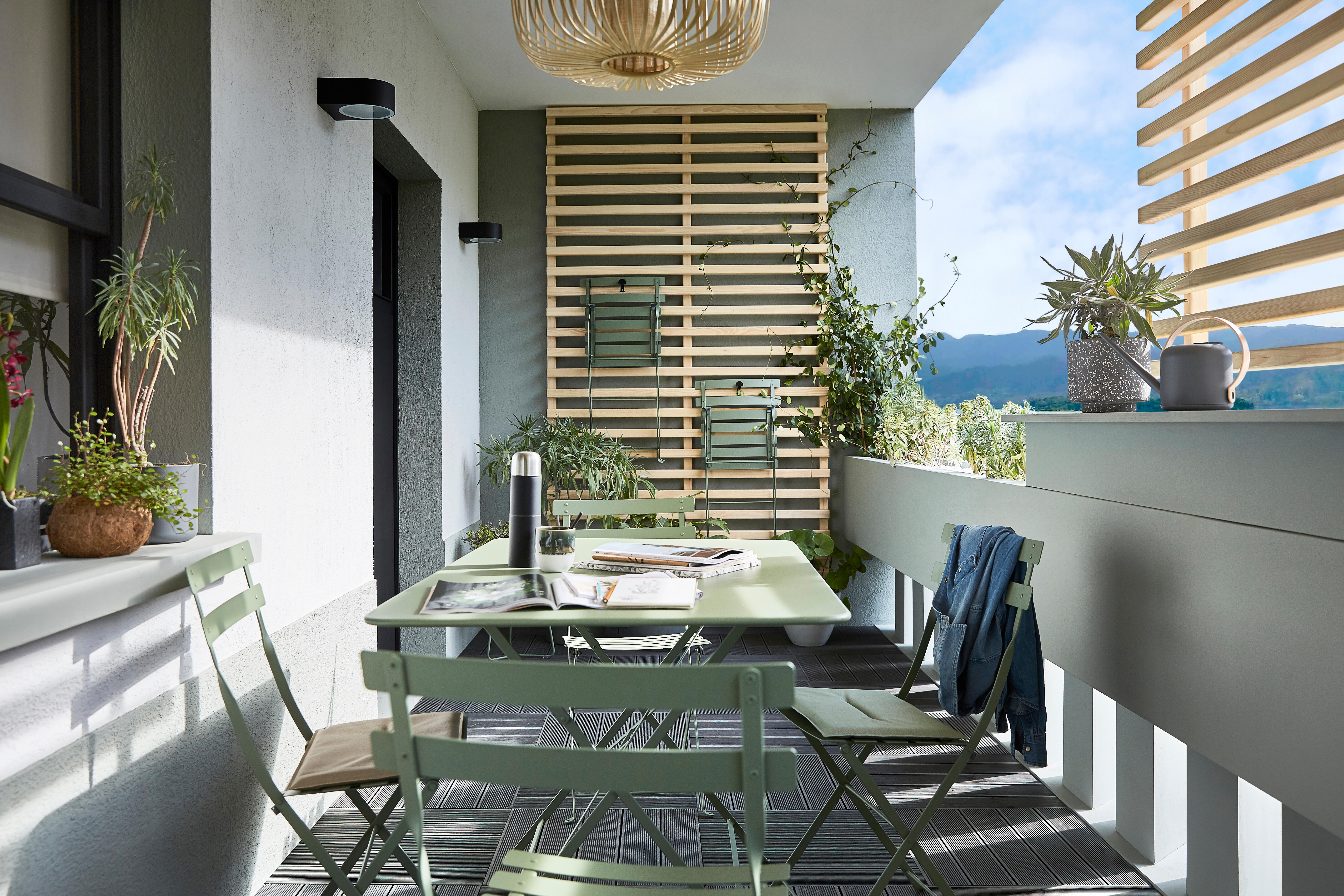 Chaise de jardin Bistro en acier gris - 4