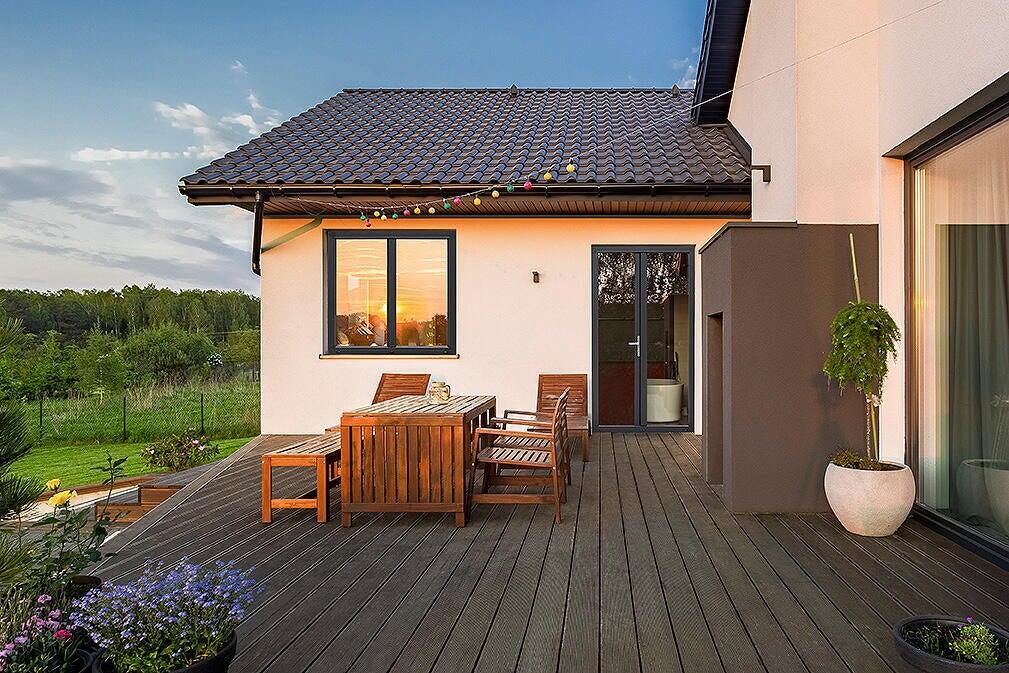 Porte fenêtre alu Essentiel H.225xl.140cm 2 vantaux gris anthracite - 2