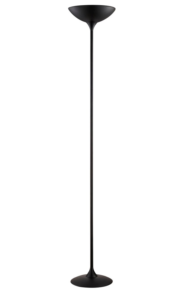 Lampada da terra Galata in acciaio, H 183 cm, E27 2xMAX60W INSPIRE
