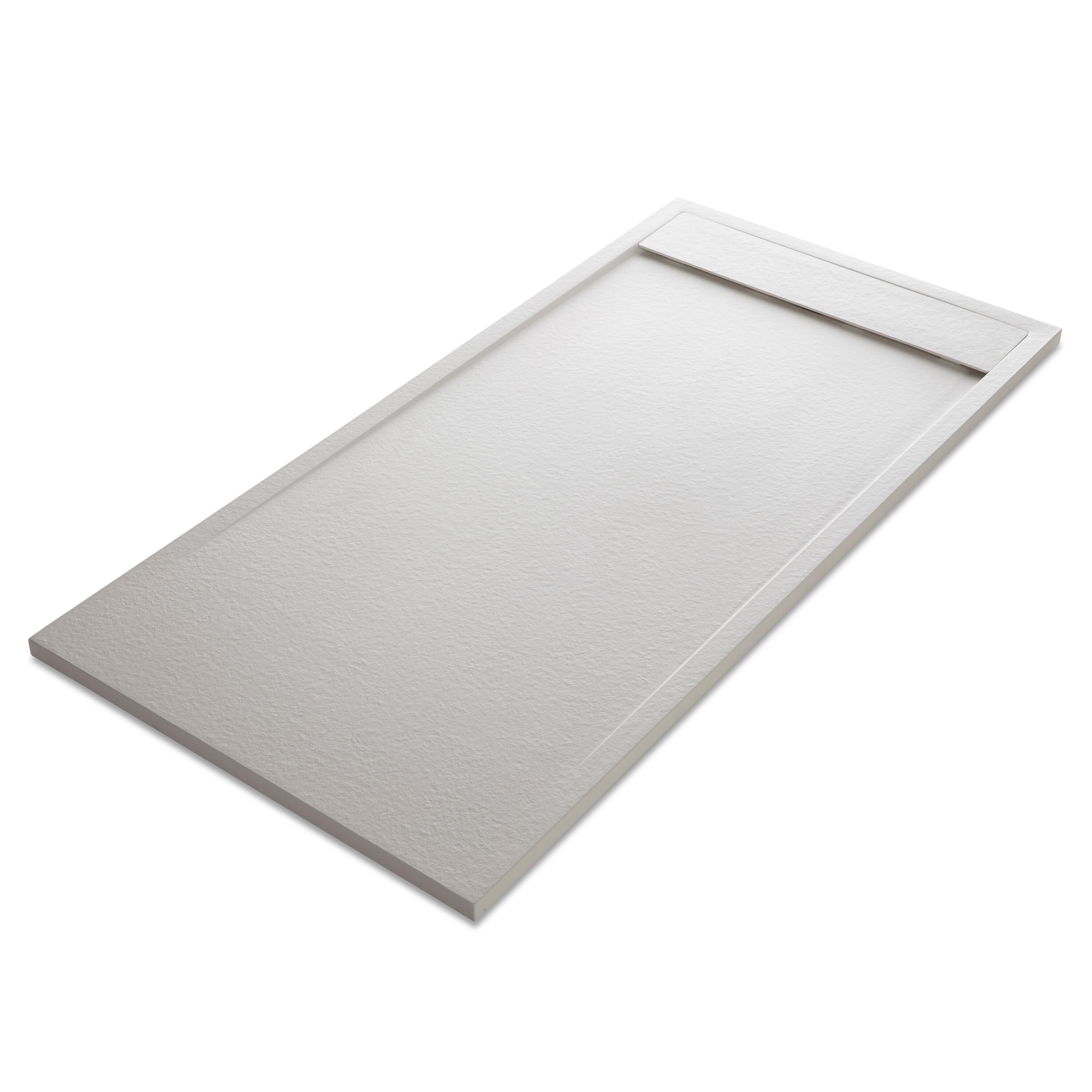 Base de duche SENSEA NEO CARGA MINERAL BRANCA 160X80 CM - 24