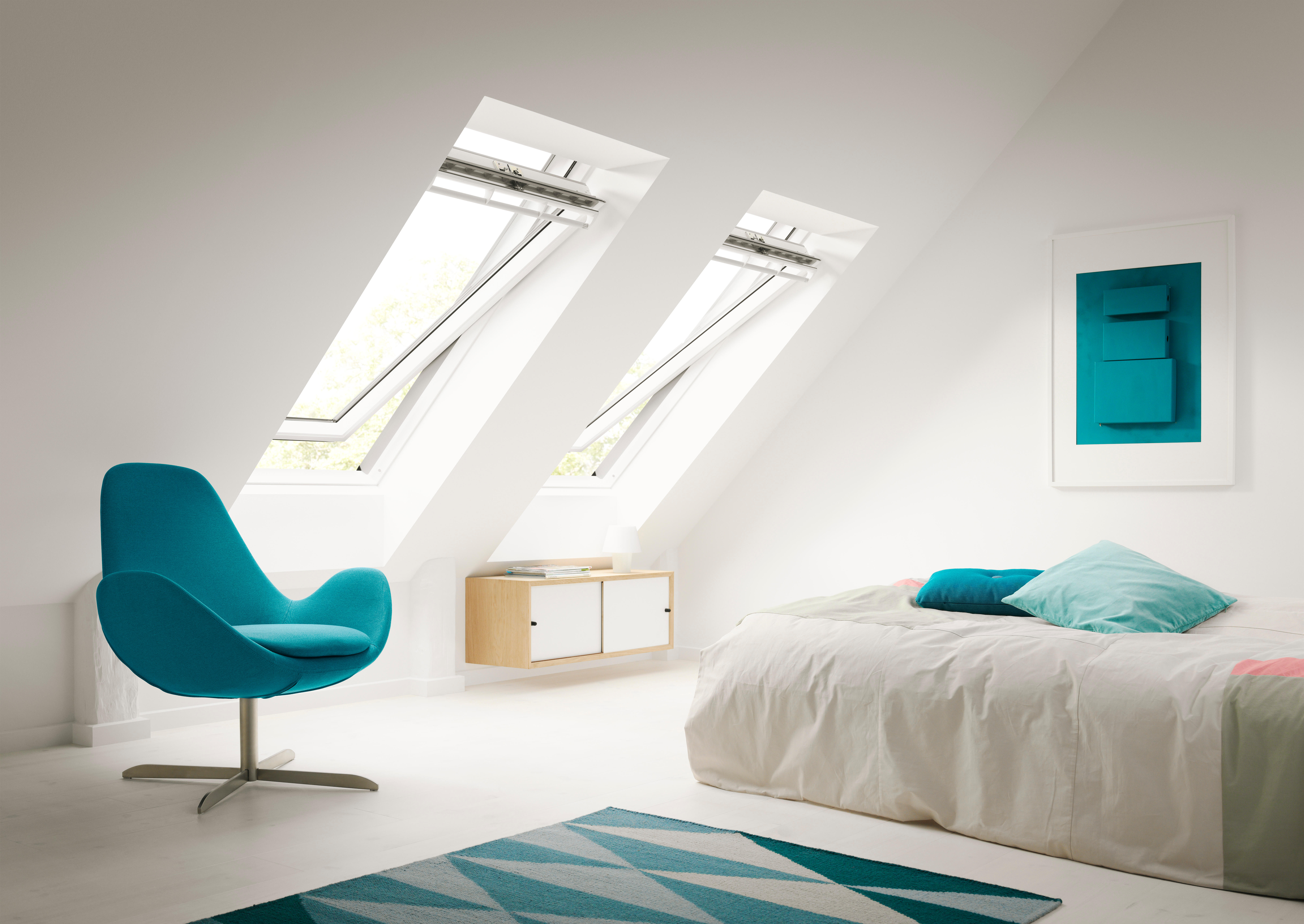 Janela de sótão manual VELUX BASCULANTE GGL MK04 2076 78X98CM - 5