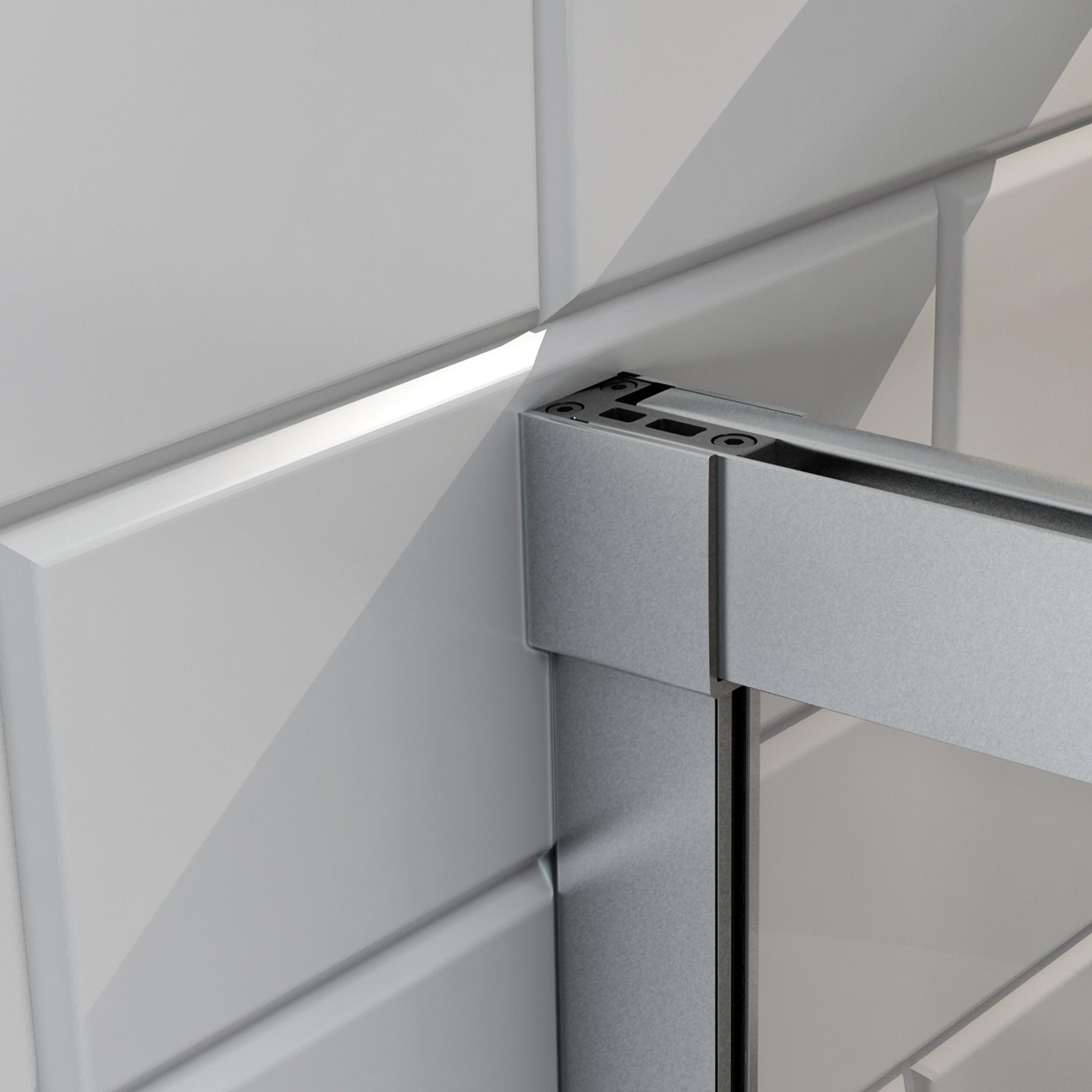 Paroi de douche coulissante sérigraphié 160 cm, Remix - 4