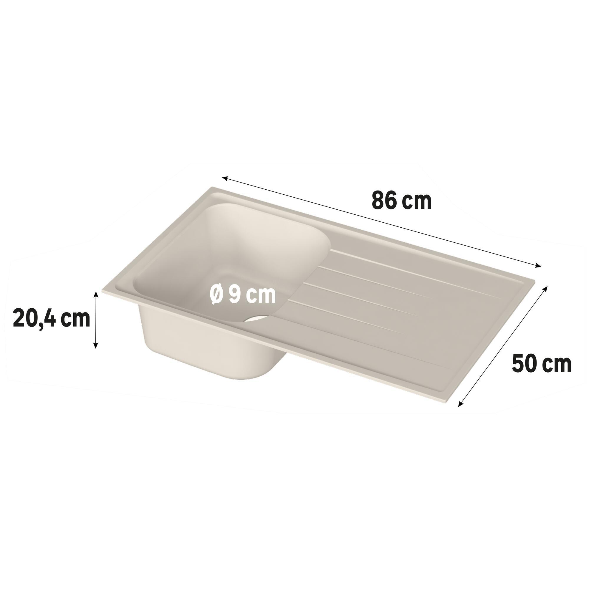 Lava-louça Delinia semidueto elbe 86x50cm branca - 5