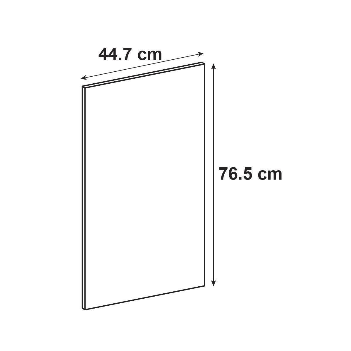 Porte de cuisine DELINIA ID Oxford ivoire mat H.77 x l.45 cm - 7