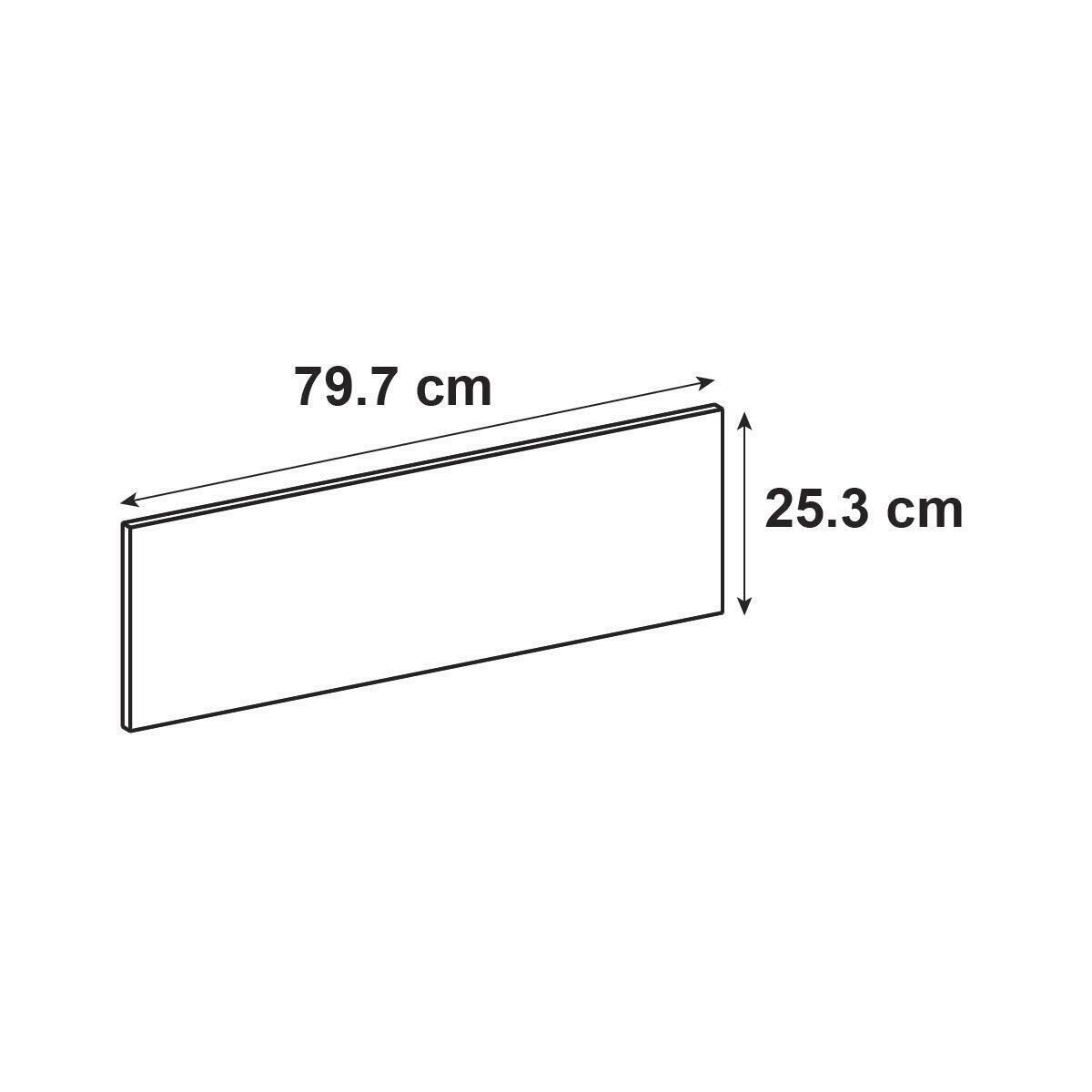 Façade de tiroir de cuisine DELINIA ID Tokyo blanc brillant H.25.3 x l.79.7 cm - 7