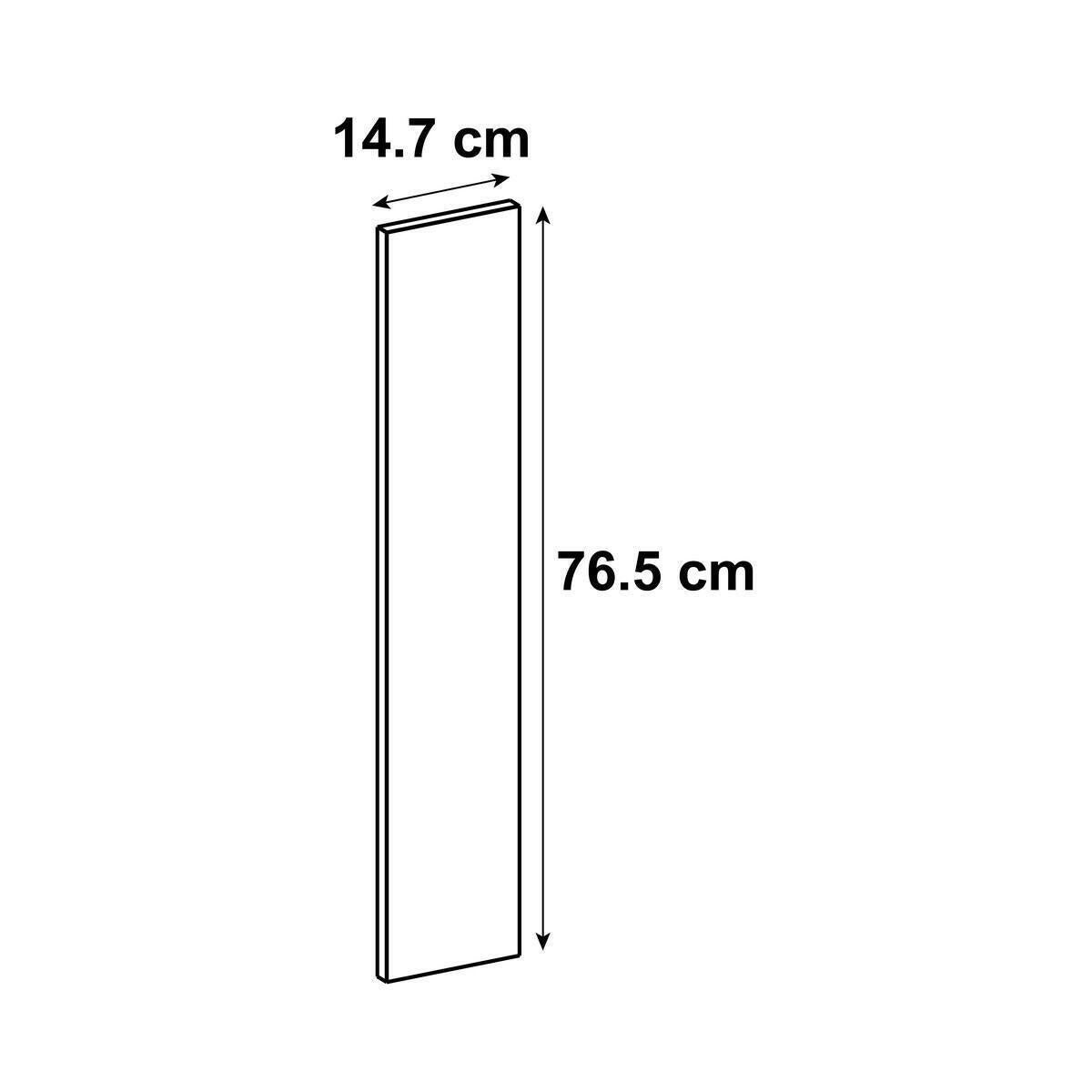 Porte de cuisine DELINIA ID Tokyo chêne mat H.76.5 x l.14.7 cm - 8