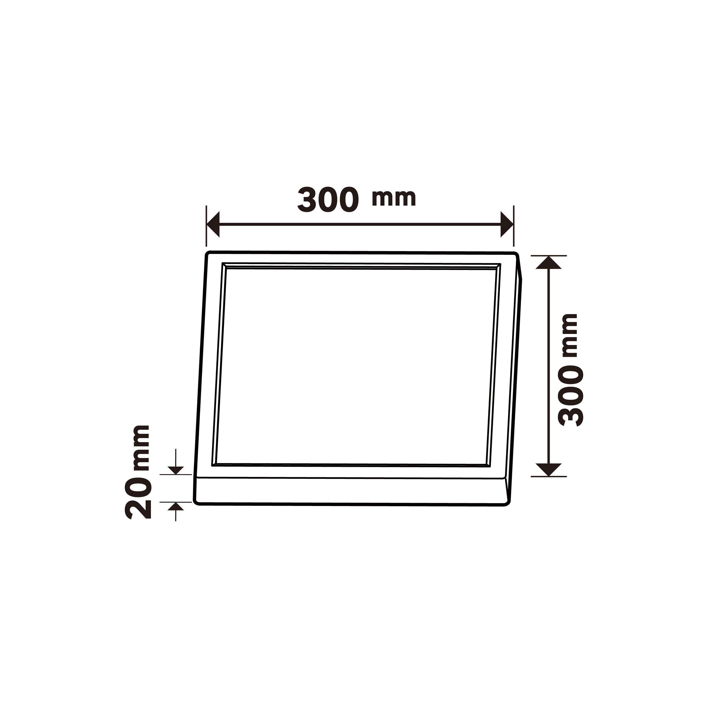 Oprawa LED Sanoa biała 30 cm IP44 Inspire - 8