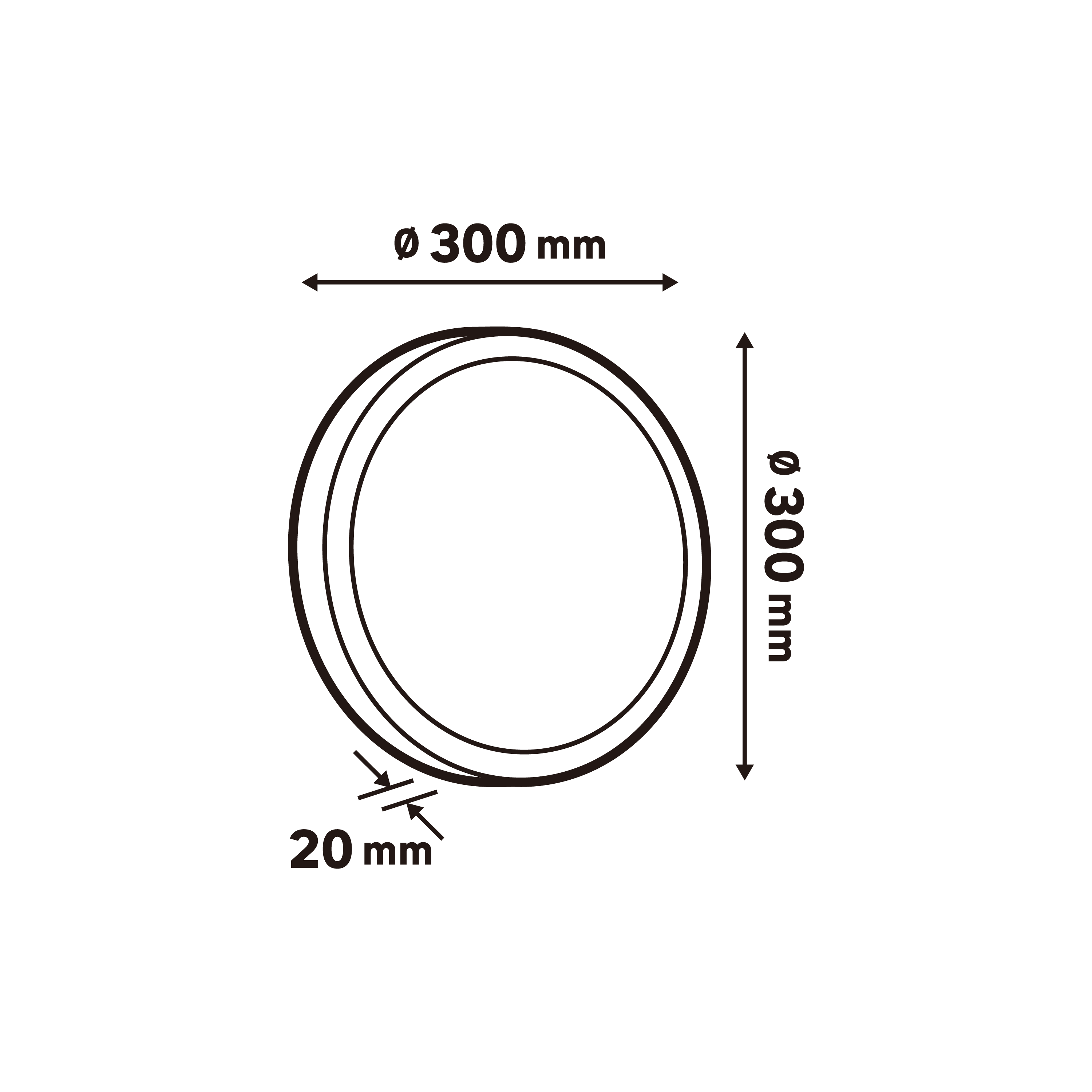 Oprawa LED Sanoa biała 30 cm IP44 Inspire - 6