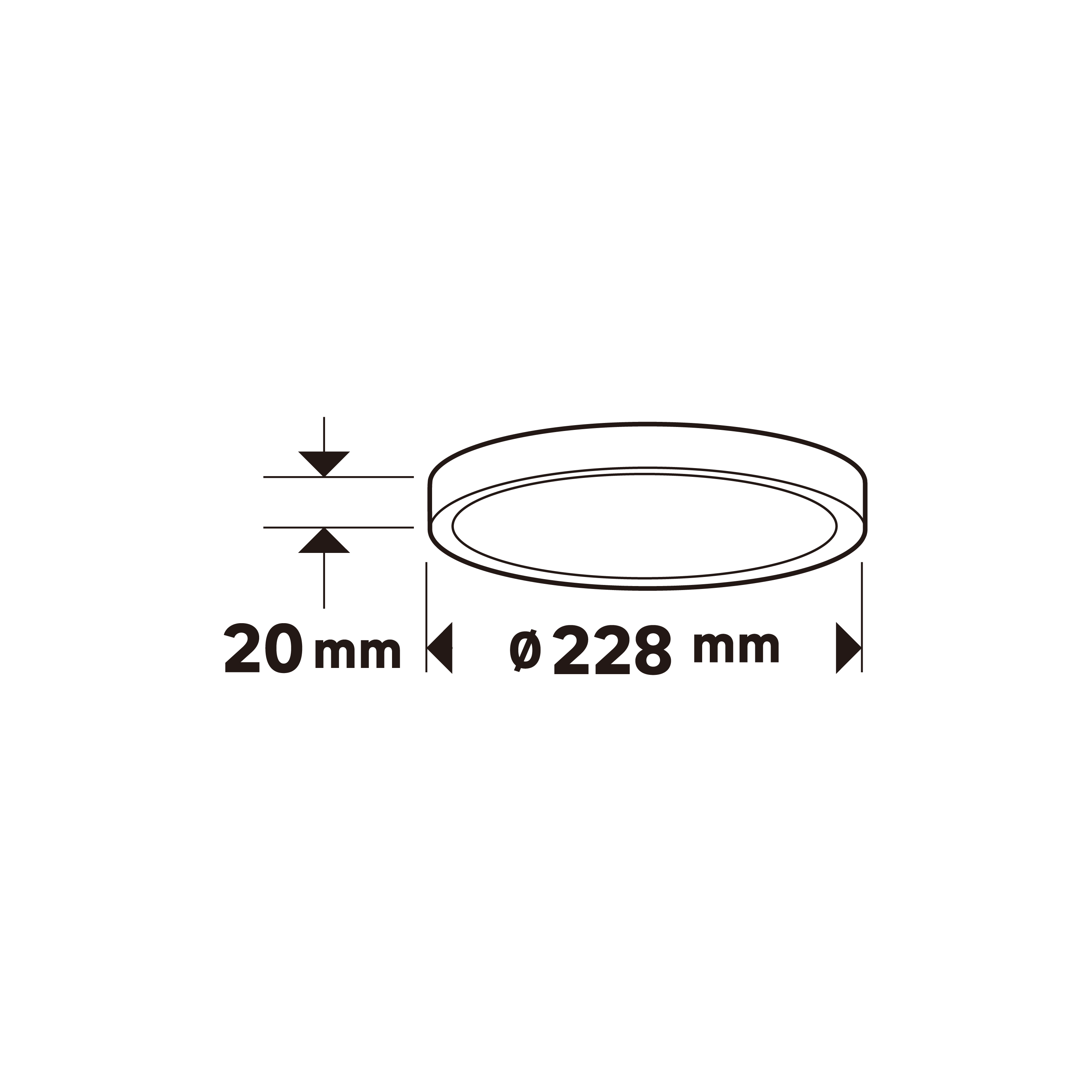 Foco de encastrar INSPIRE SANOA LED REDONDO 2500LM/6000K - 7
