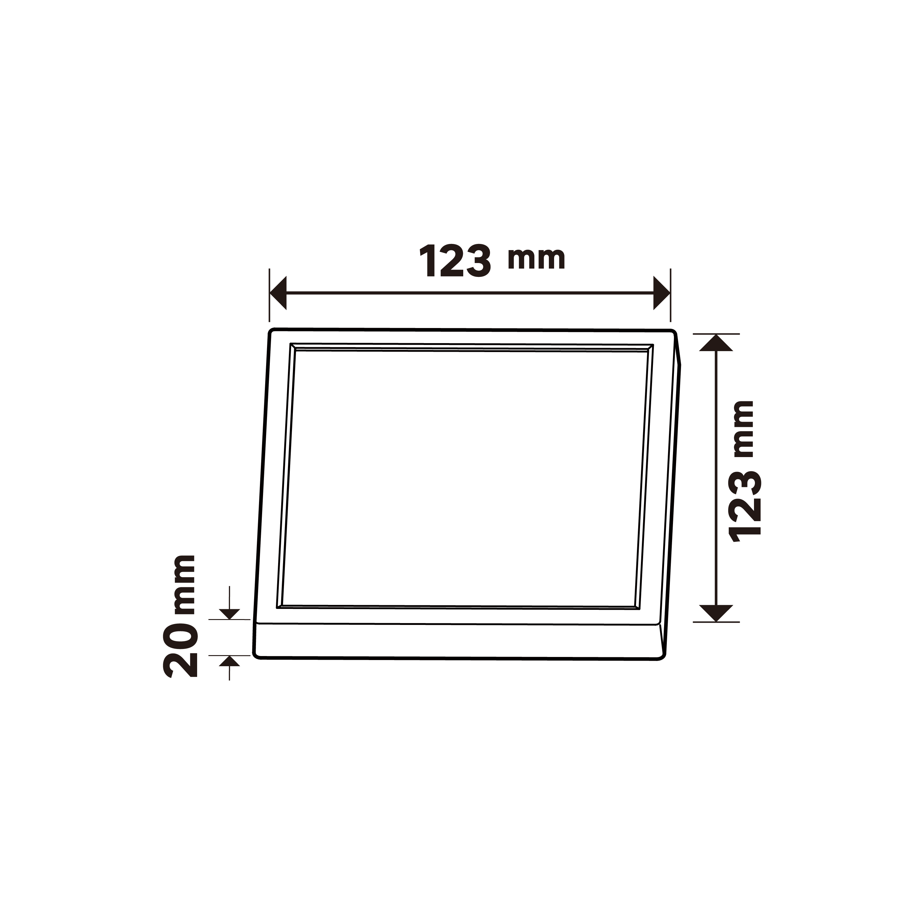 Oprawa LED Sanoa czarna 12 cm IP44 Inspire - 8