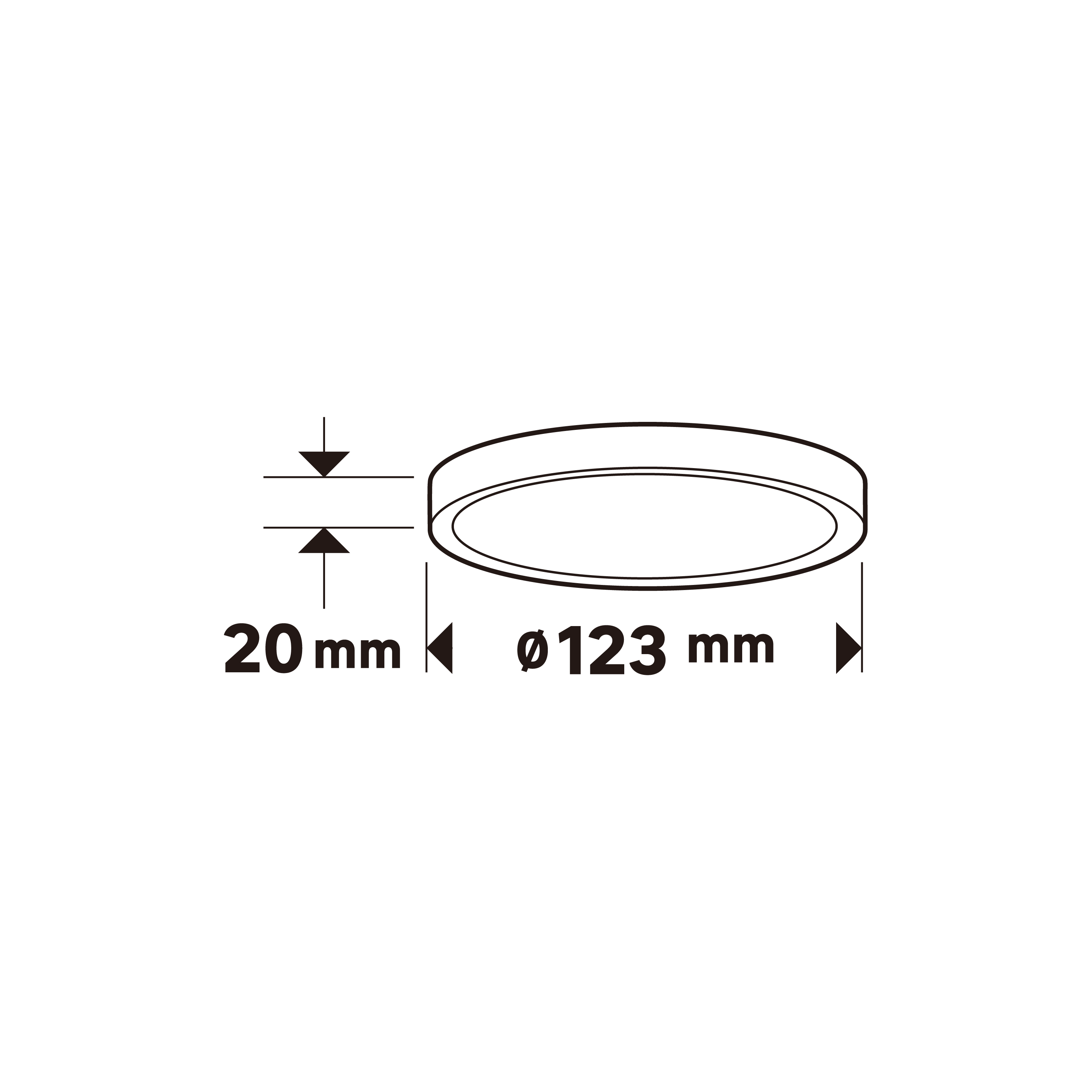 Foco de encastrar INSPIRE SANOA LED REDONDO 4000K/700LM - 6