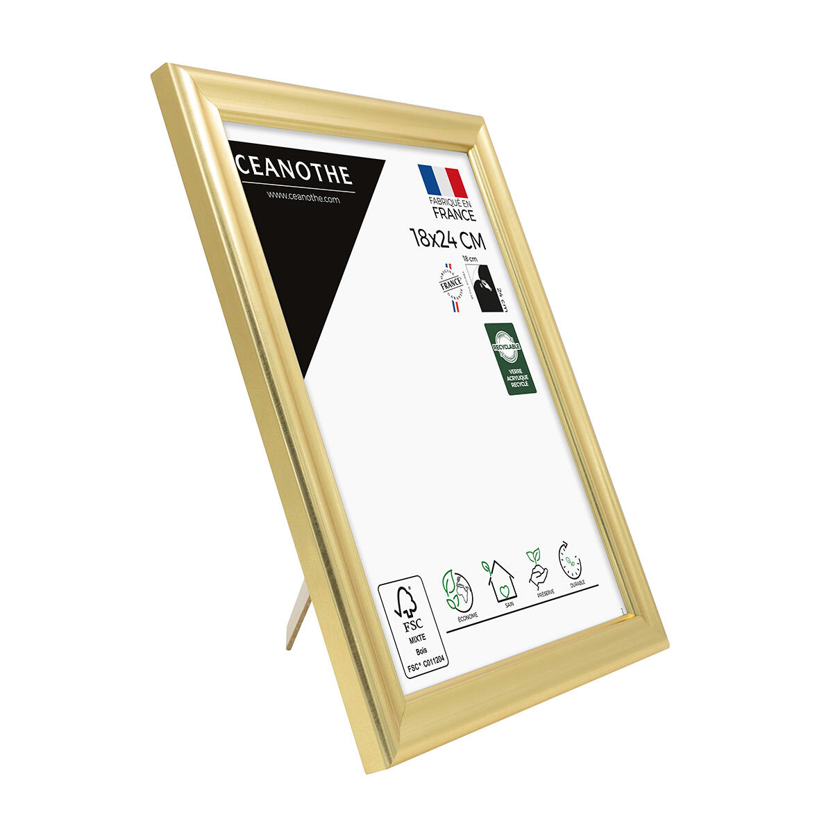 Moldura Julia 18X24 cm dourada - 6