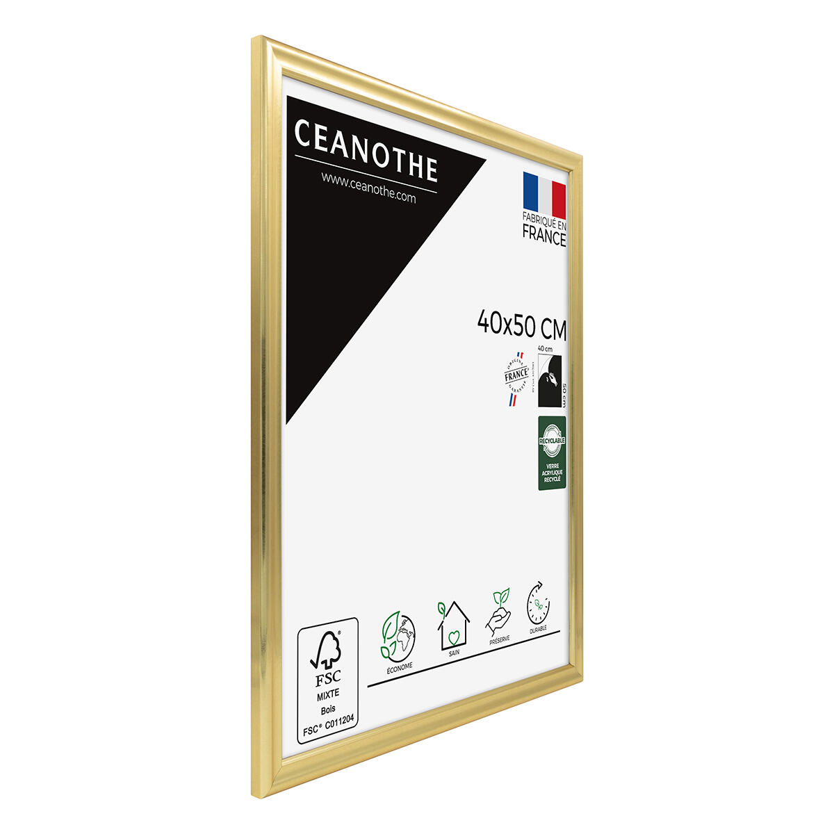 Moldura Julia 40X50 cm dourada - 5