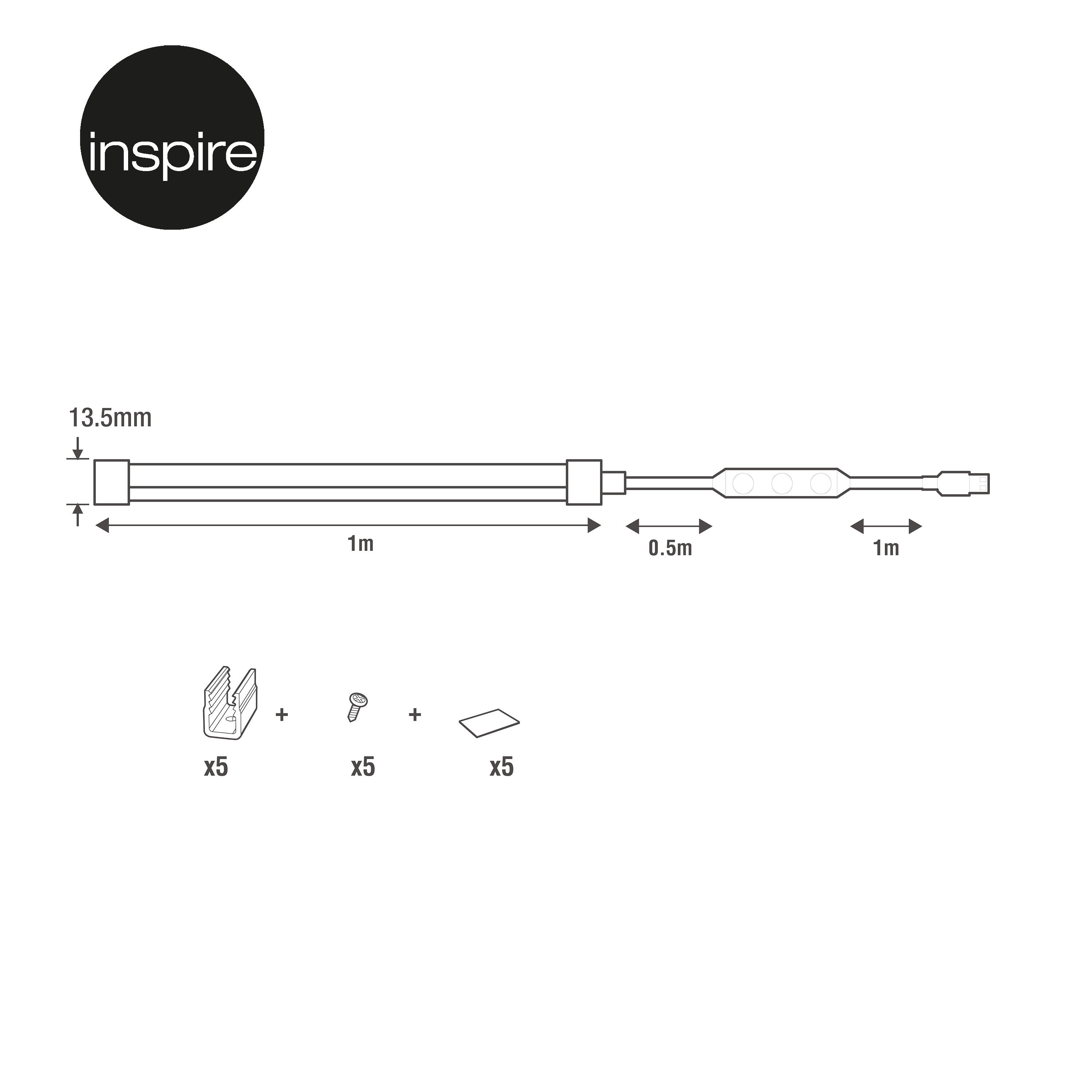 Ruban LED USB Néon, L.1 m, changement de couleurs, Kiski INSPIRE - 9