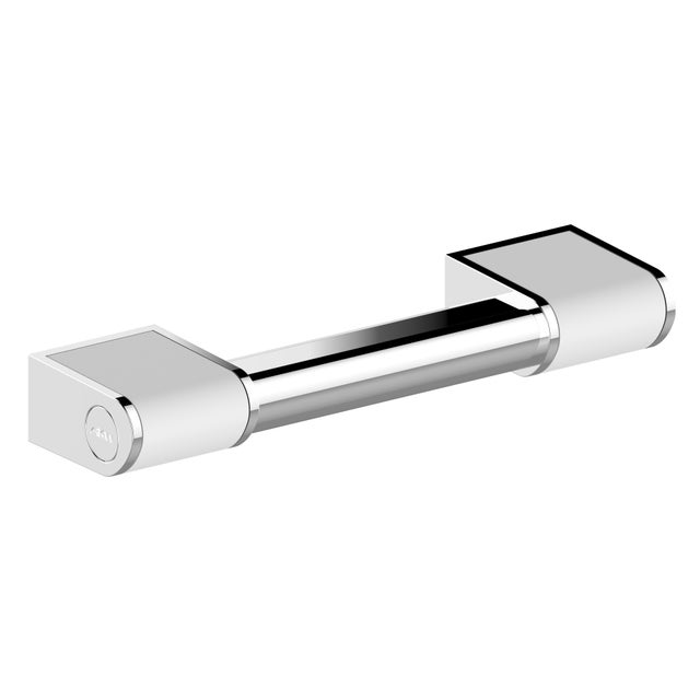 Barre de soutien droit L.30 cm chrome & blanc  onyx 2 AKW