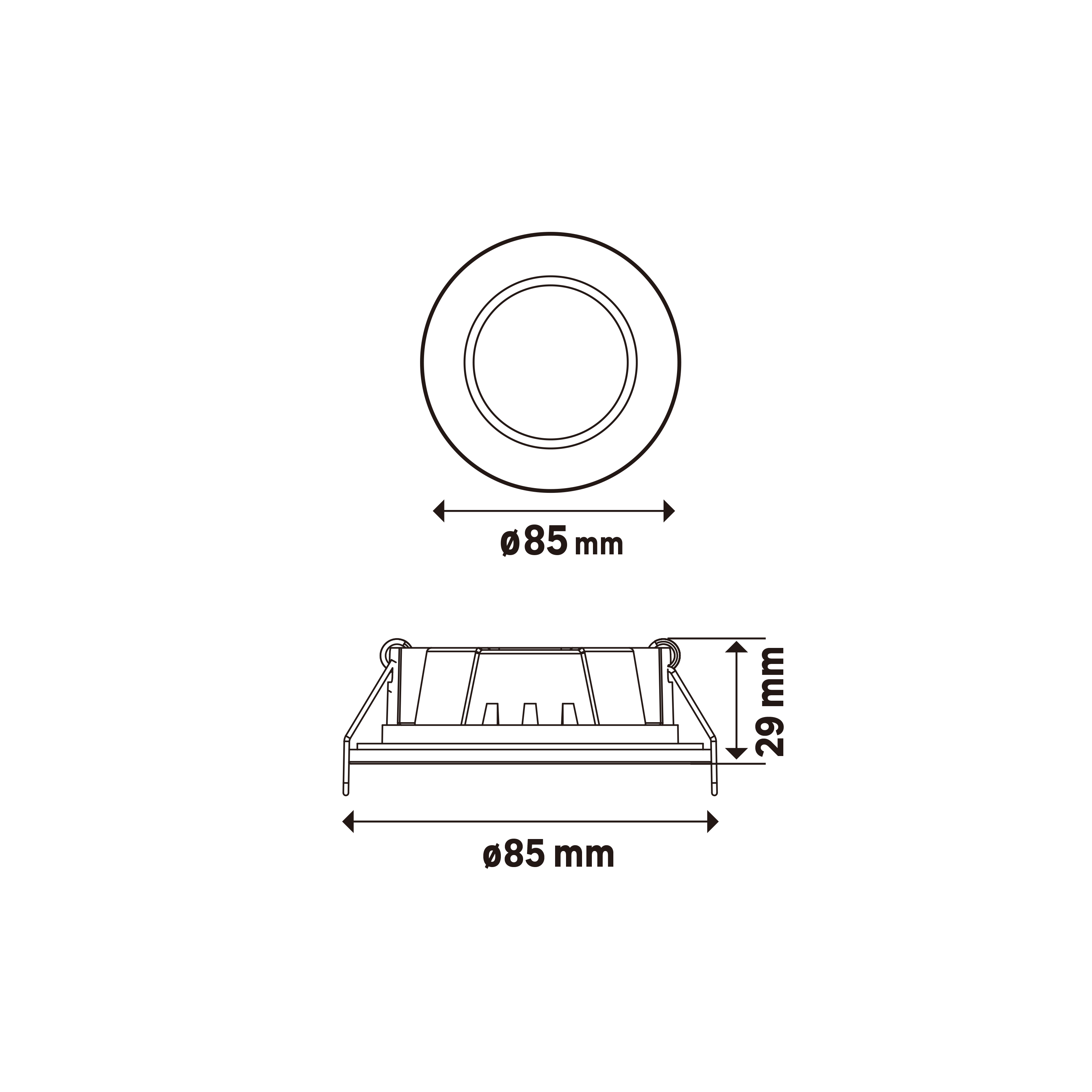 Spot LED encastré salle de bain Kilia IP65 blanc chaud/neutre rond blanc Inspire - 7