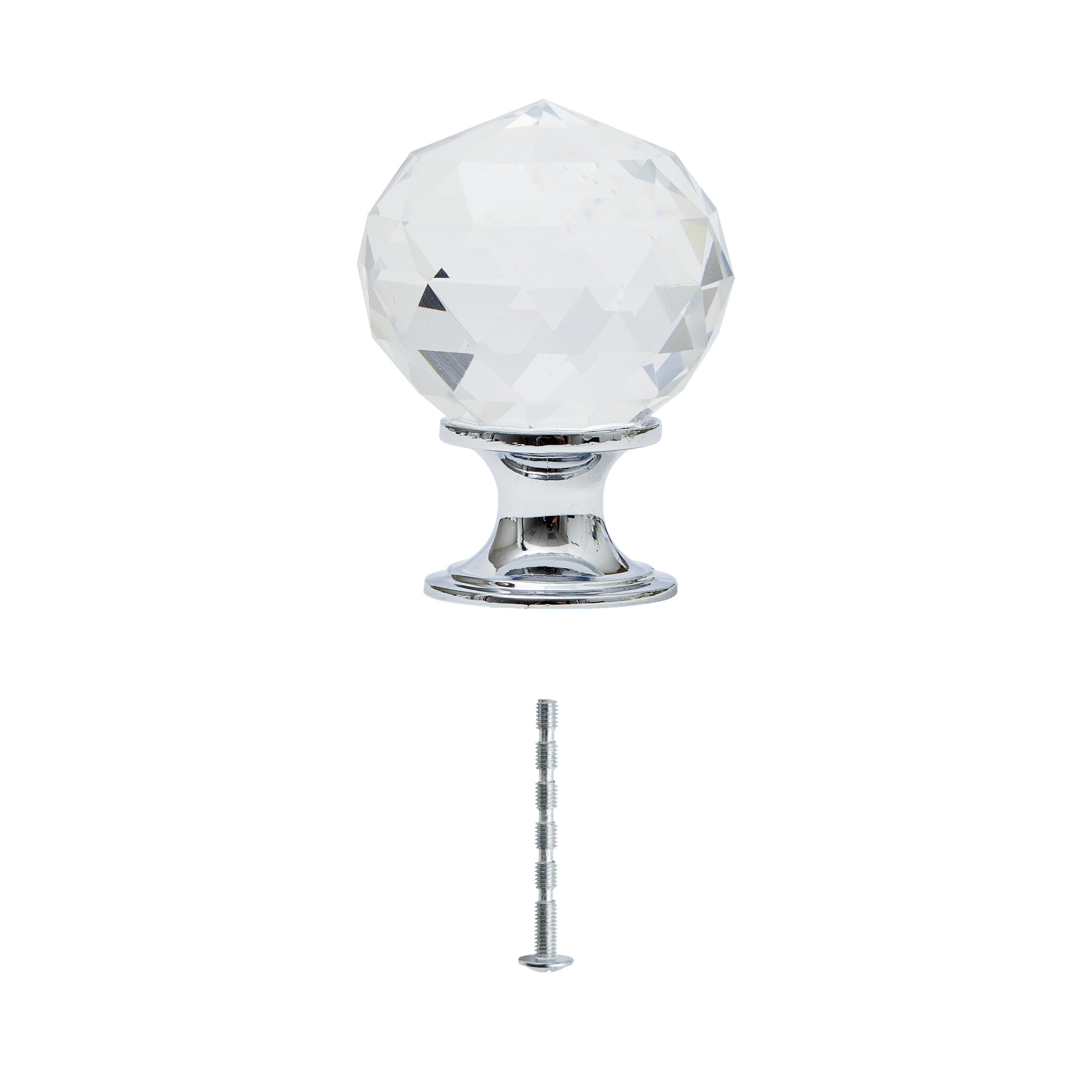 Gałka meblowa 30 mm transparentna Inspire - 6