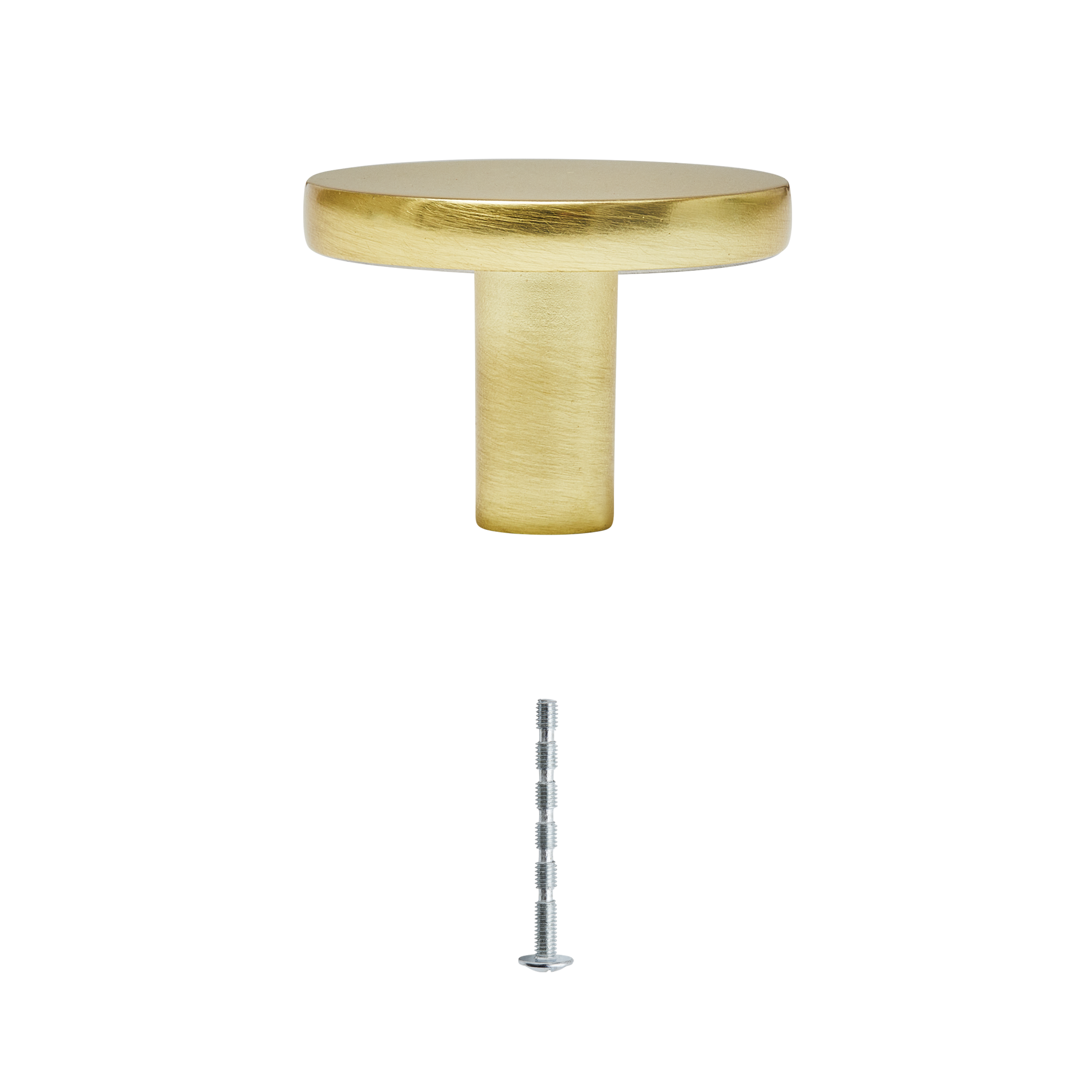 Puxador para móvel alumínio escovado dourado 35 mm Inspire Jamy - 2