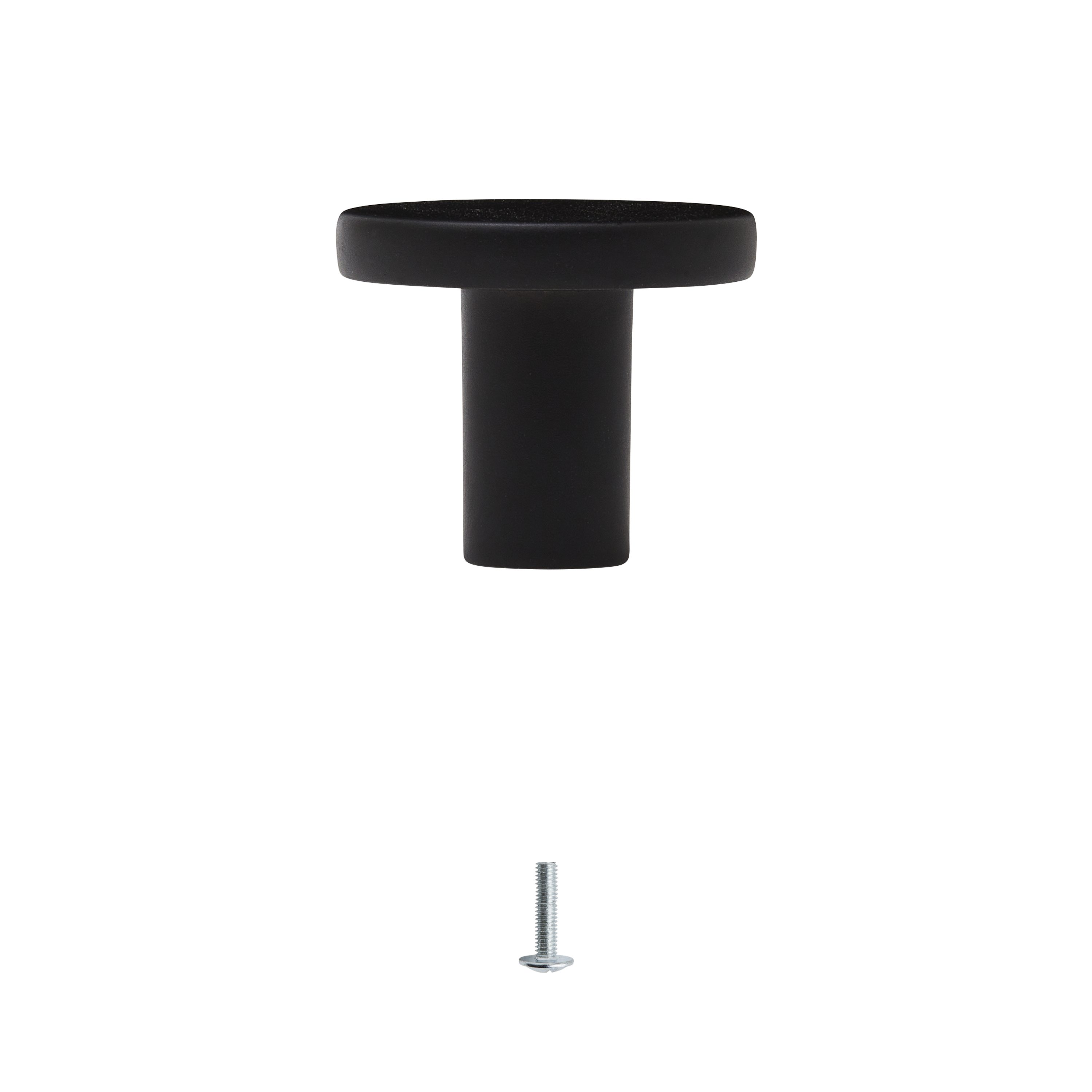 2 Puxadores preto mate 25 mm Spaceo Evo'M Benny - 3