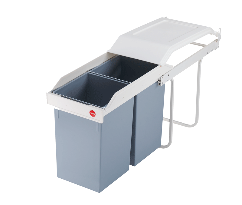 Balde de lixo extraível 15+15L Hailo - 22